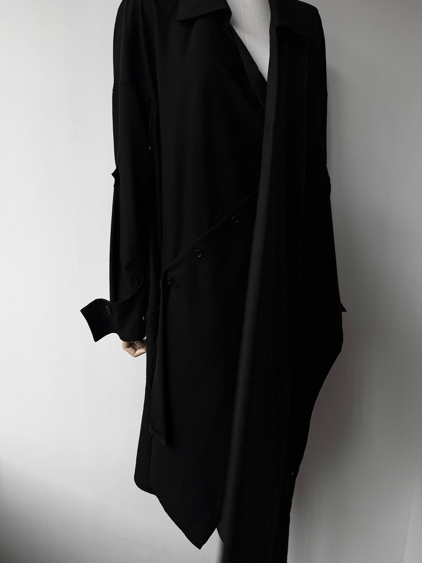 Yohji Yamamoto Yohji Yamamoto Femme 18AW Runway Coat Size S / US 4 / IT 40 - 6 Thumbnail