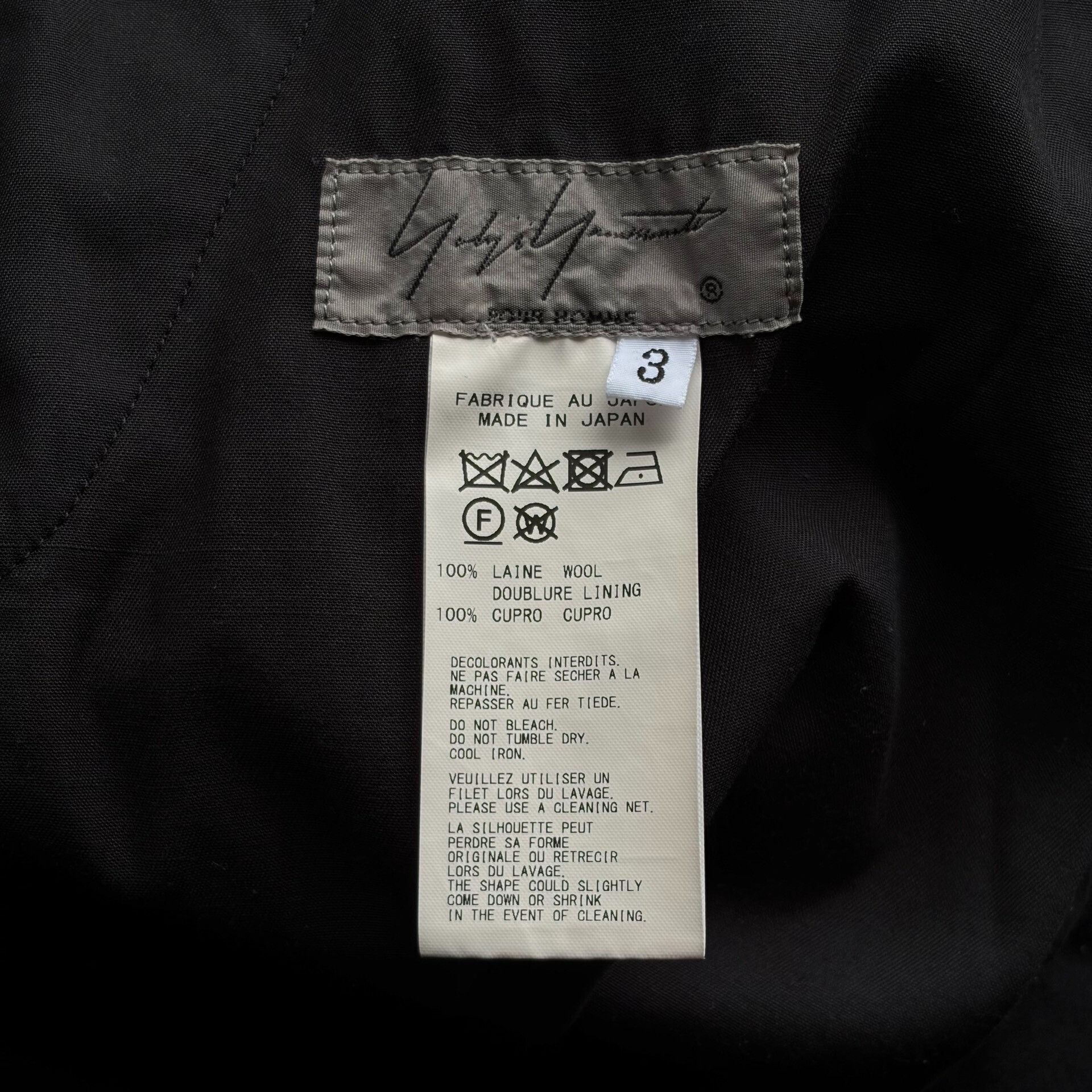Yohji Yamamoto Yohji Yamamoto 20AW Wool Trousers Size US 26 / EU 42 - 7 Thumbnail