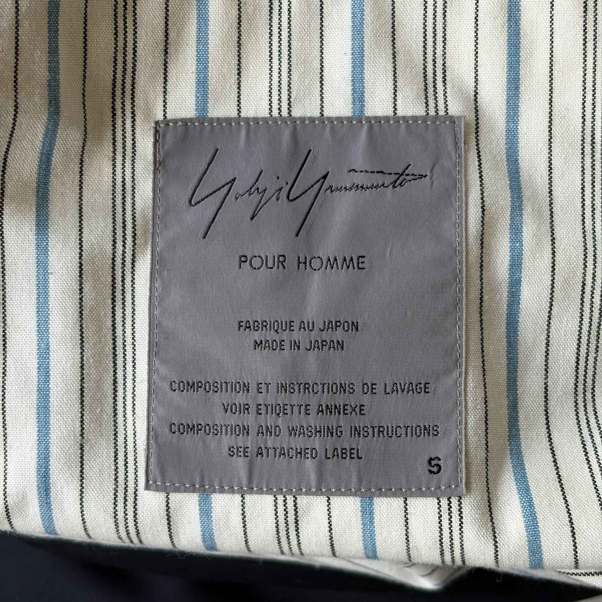 Yohji Yamamoto Yohji Yamamoto 93ss White Stripe Suit Size US S / EU 44-46 / 1 - 6 Thumbnail