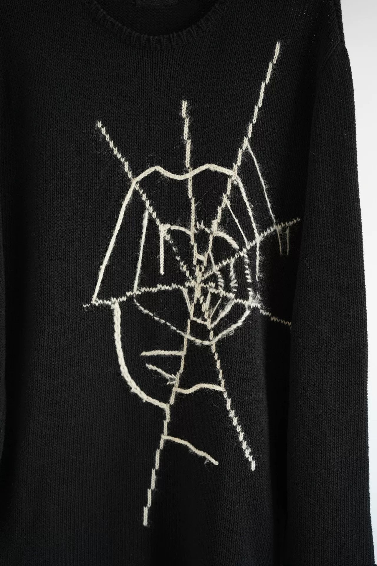 Yohji Yamamoto Yohji Yamamoto 18AW Spider Web Knit Sweater Size US L / EU 52-54 / 3 - 3 Thumbnail