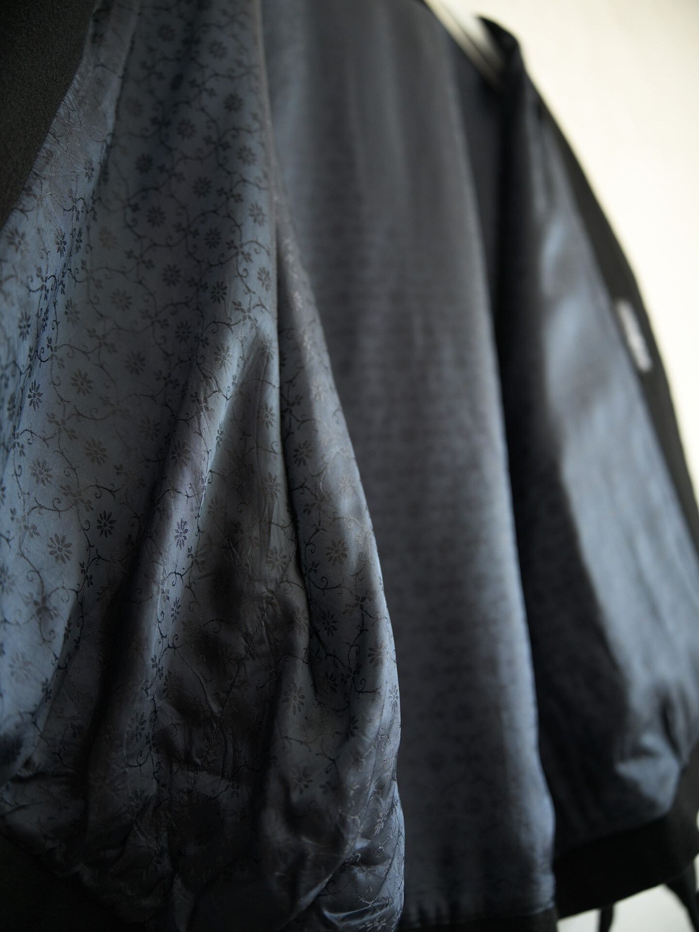 Geoffrey B. Small Geoffrey b.small Blue Jacquard Cashmere Coat Size US M / EU 48-50 / 2 - 7 Thumbnail
