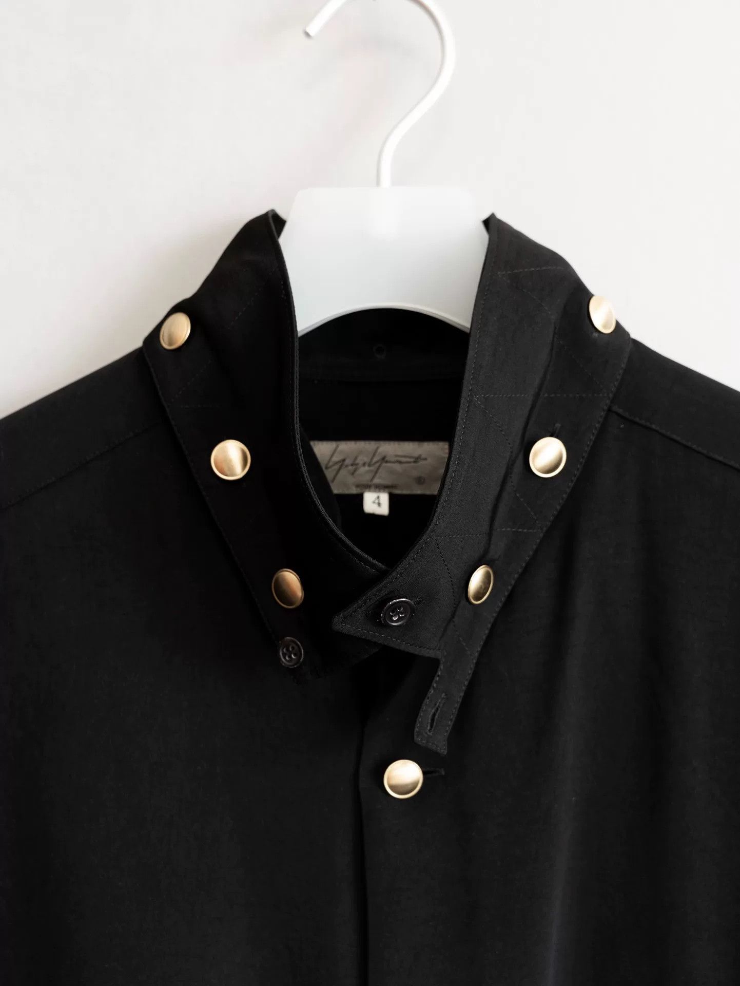 Yohji Yamamoto Yohji Yamamoto 19AW Double Collar Gold Button Shirt Size XL / US 12-14 / IT 48-50 - 5 Thumbnail