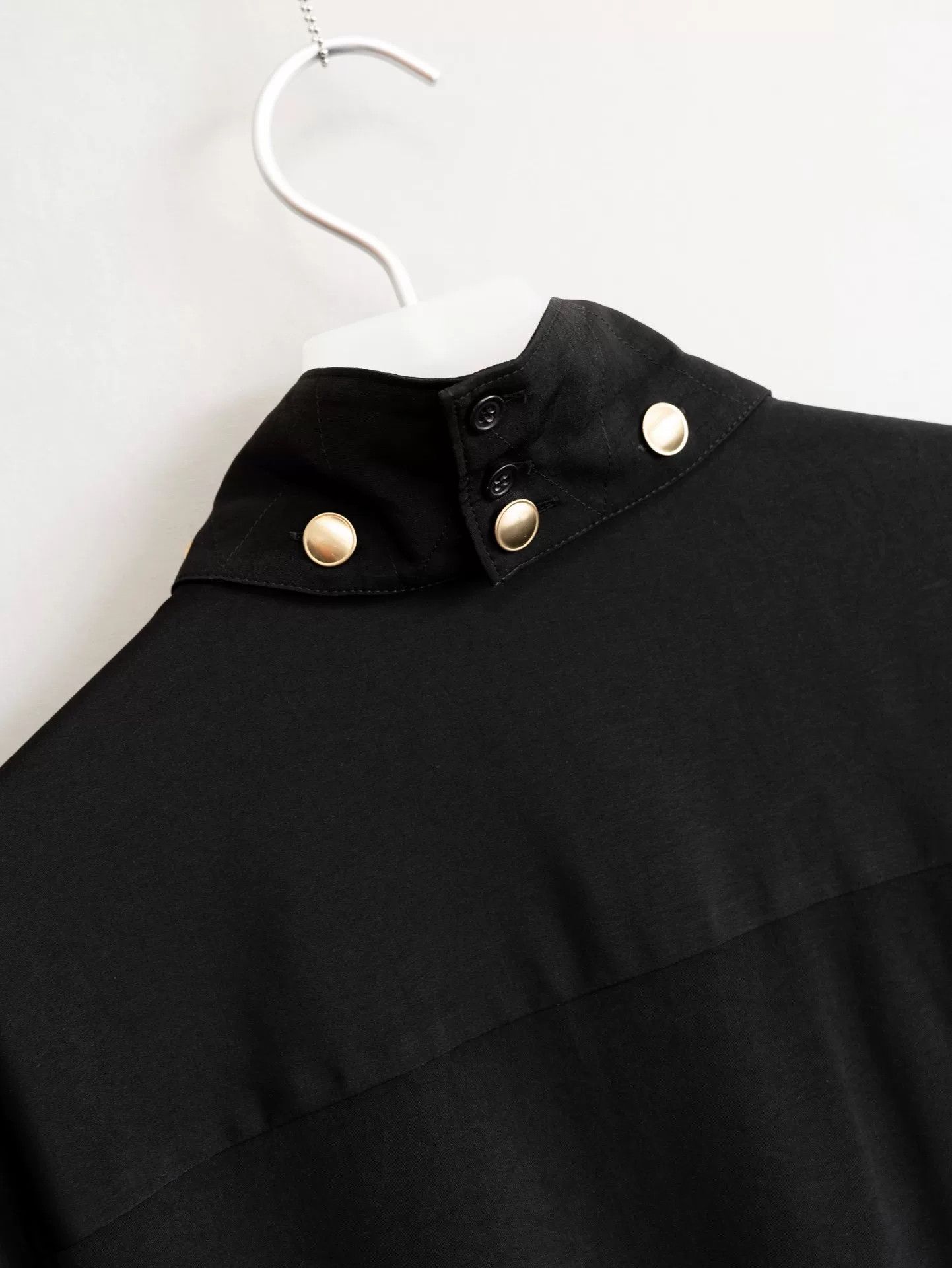 Yohji Yamamoto Yohji Yamamoto 19AW Double Collar Gold Button Shirt Size XL / US 12-14 / IT 48-50 - 4 Thumbnail