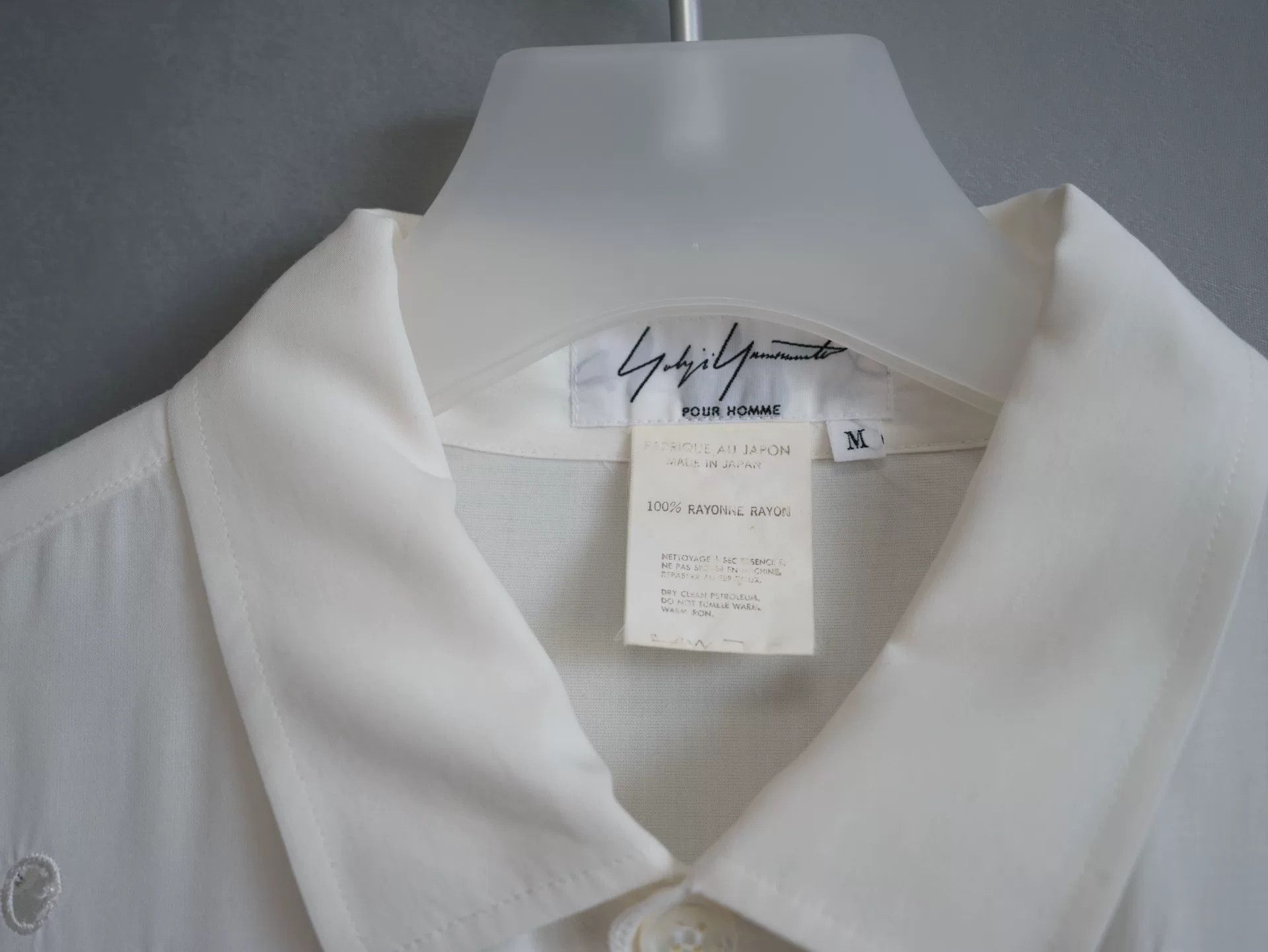 Yohji Yamamoto Yohji Yamamoto 92SS Bullet Hole Cutout Shirt Size US M / EU 48-50 / 2 - 7 Thumbnail