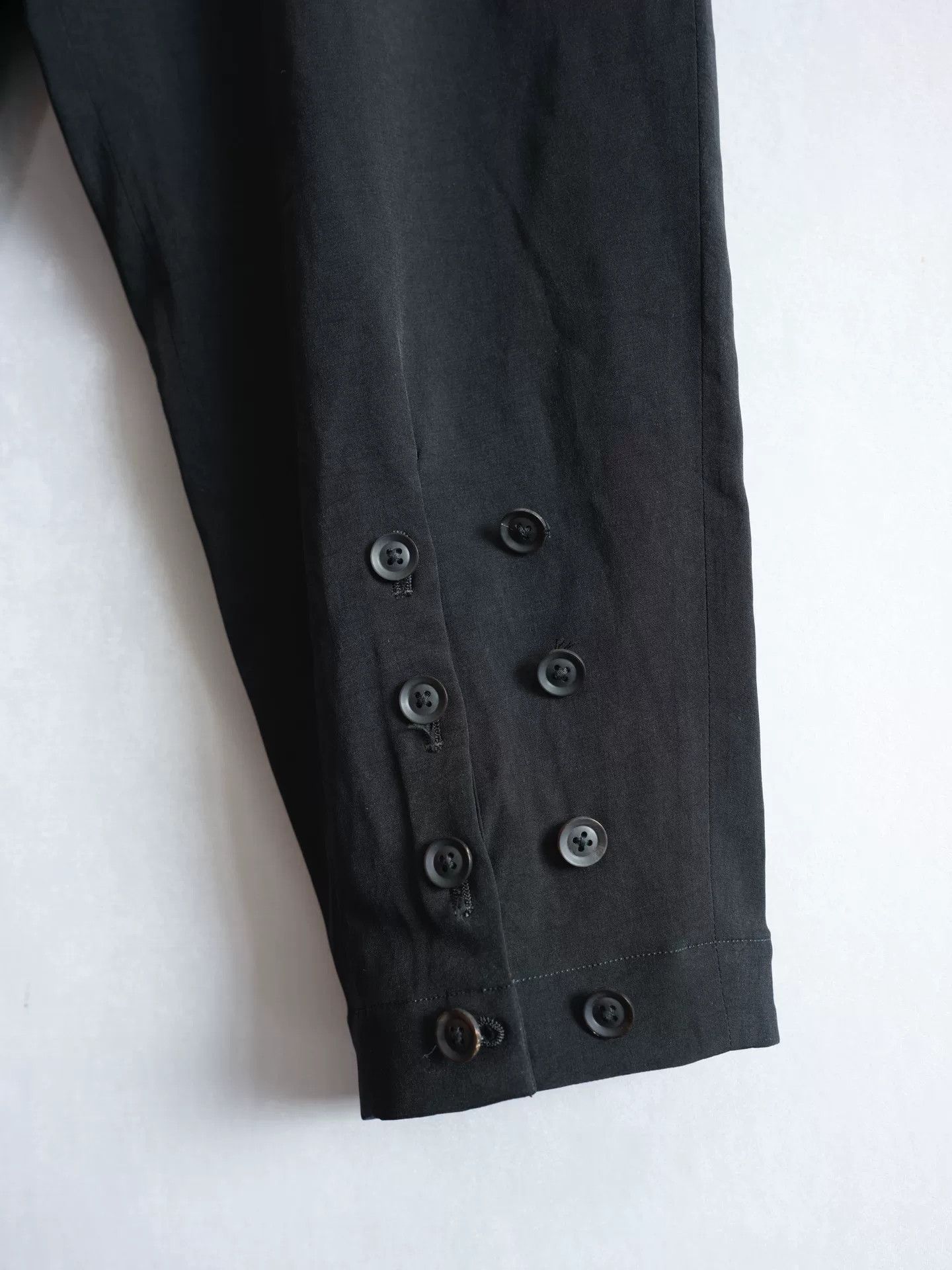 Yohji Yamamoto Yohji Yamamoto 21SS Button Acetate Trousers Size 22" - 8 Thumbnail
