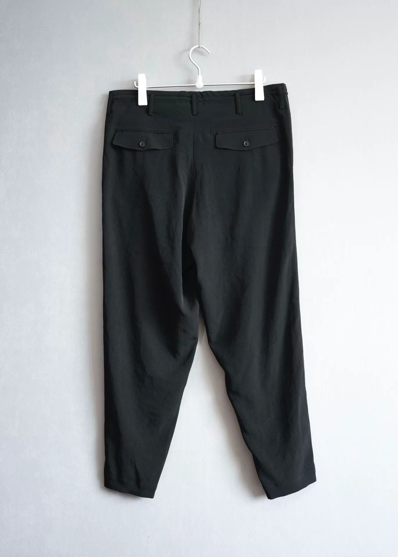 Yohji Yamamoto Yohji Yamamoto 21SS Button Acetate Trousers Size 22" - 2 Thumbnail
