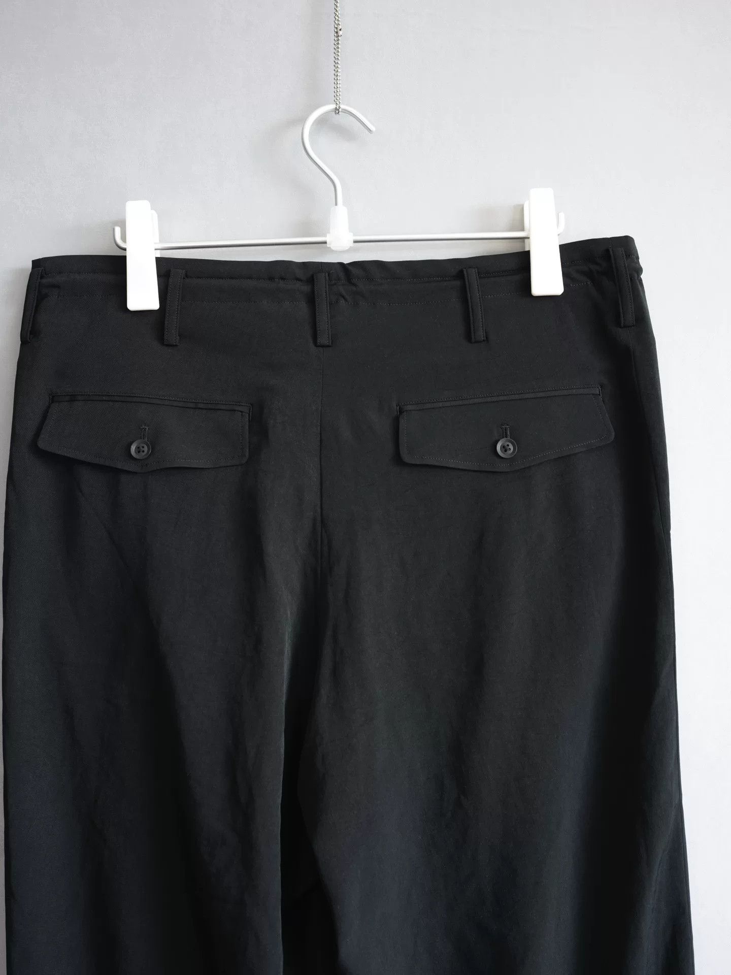 Yohji Yamamoto Yohji Yamamoto 21SS Button Acetate Trousers Size 22" - 7 Thumbnail