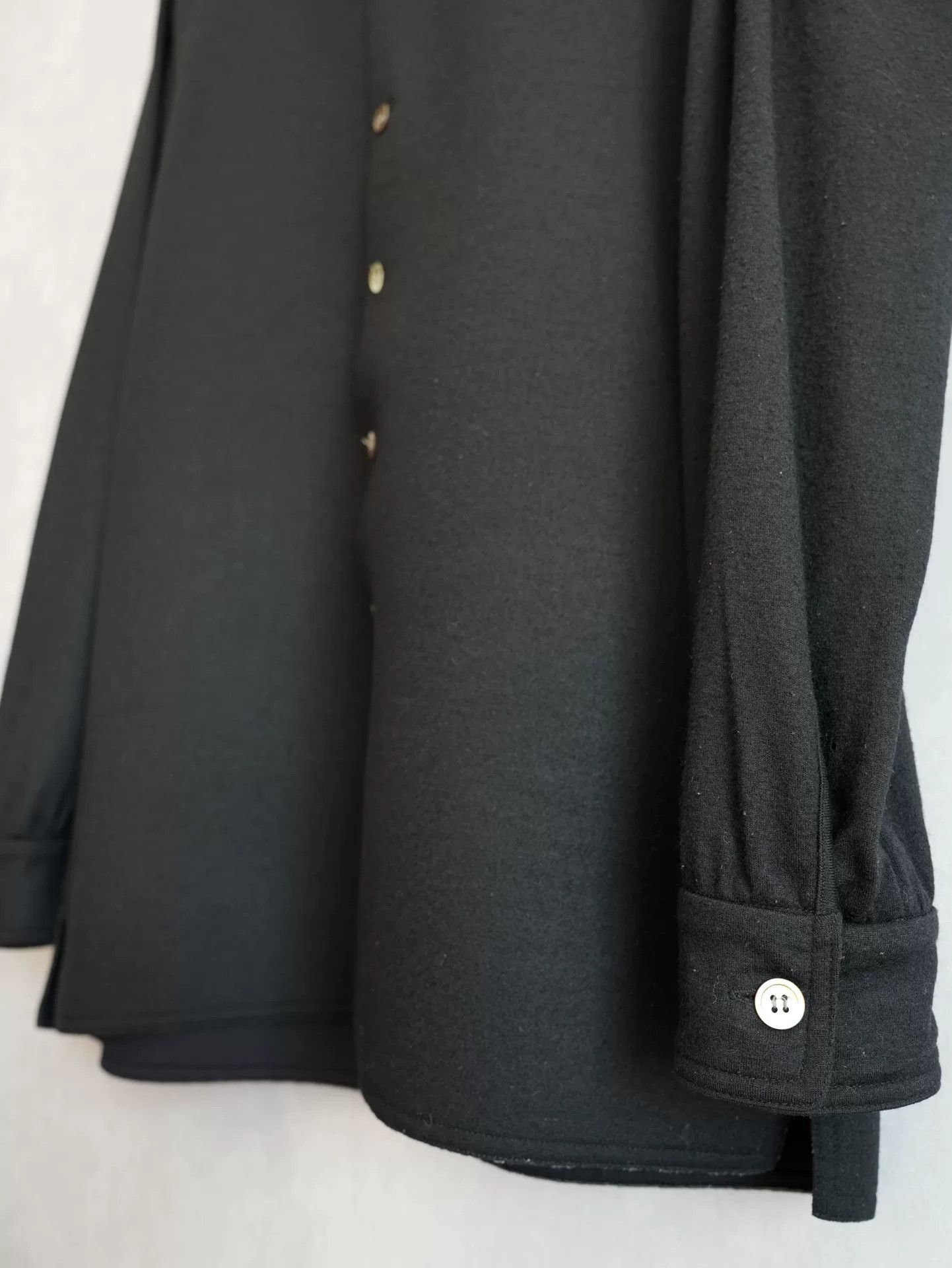 Yohji Yamamoto Yohji Yamamoto 96AW Thick Wool Shirt Size US M / EU 48-50 / 2 - 3 Thumbnail