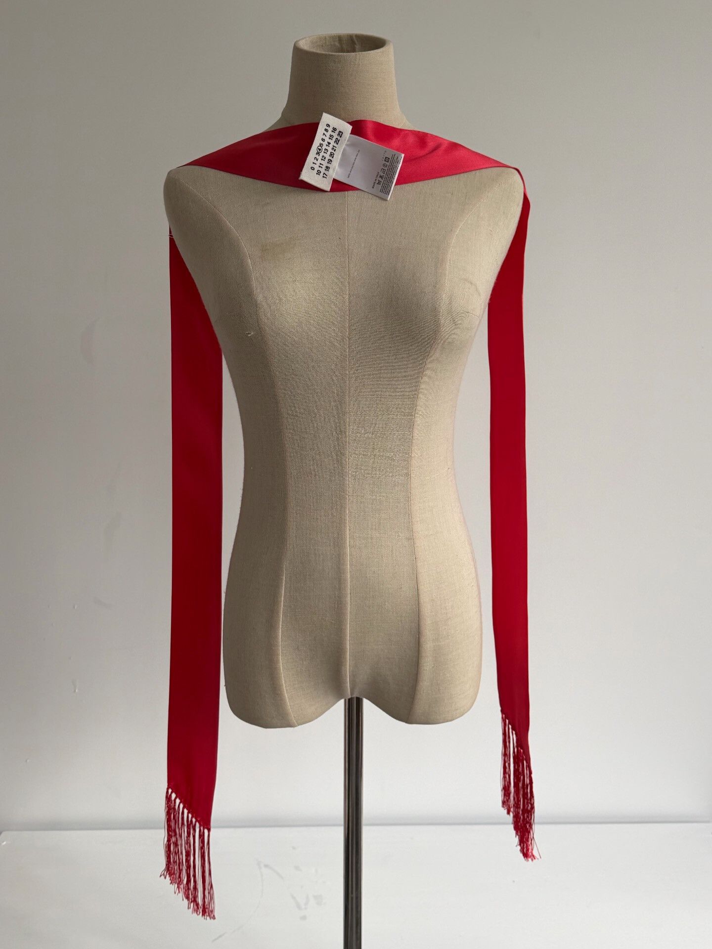 Maison Margiela Maison Martin Margiela AW05 Silk Fringe Scarf Size ONE SIZE - 2 Thumbnail
