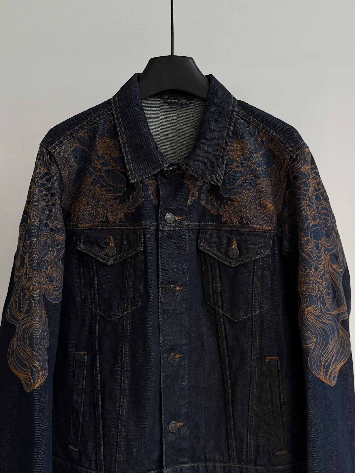 Dries Van Noten Dries Van Noten 18SS Embroidered Denim Jacket Size US M / EU 48-50 / 2 - 3 Thumbnail