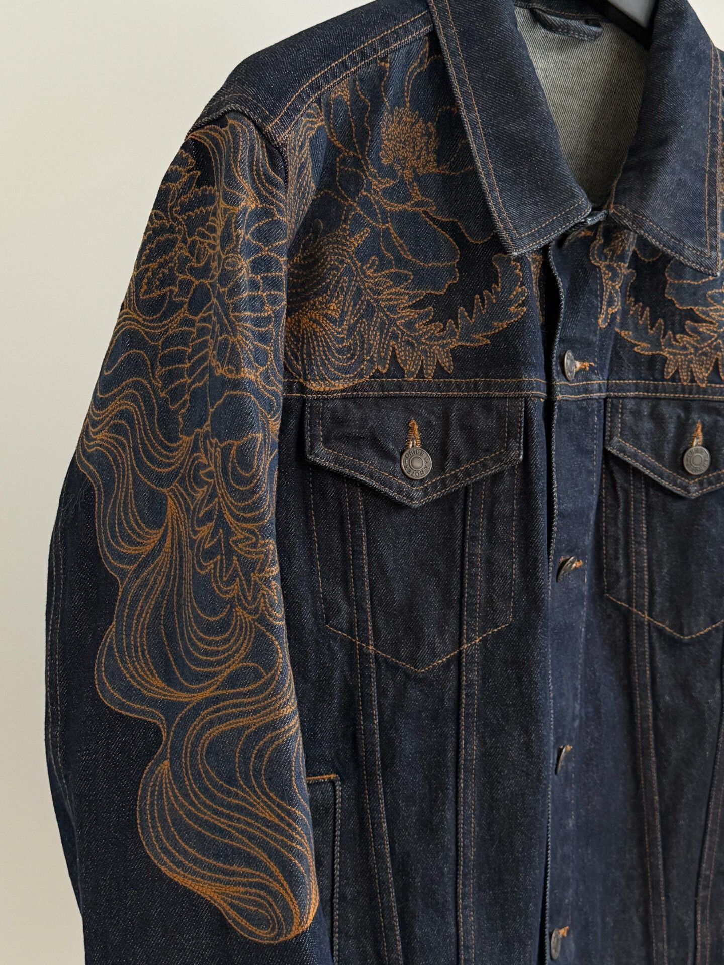 Dries Van Noten Dries Van Noten 18SS Embroidered Denim Jacket Size US M / EU 48-50 / 2 - 4 Thumbnail