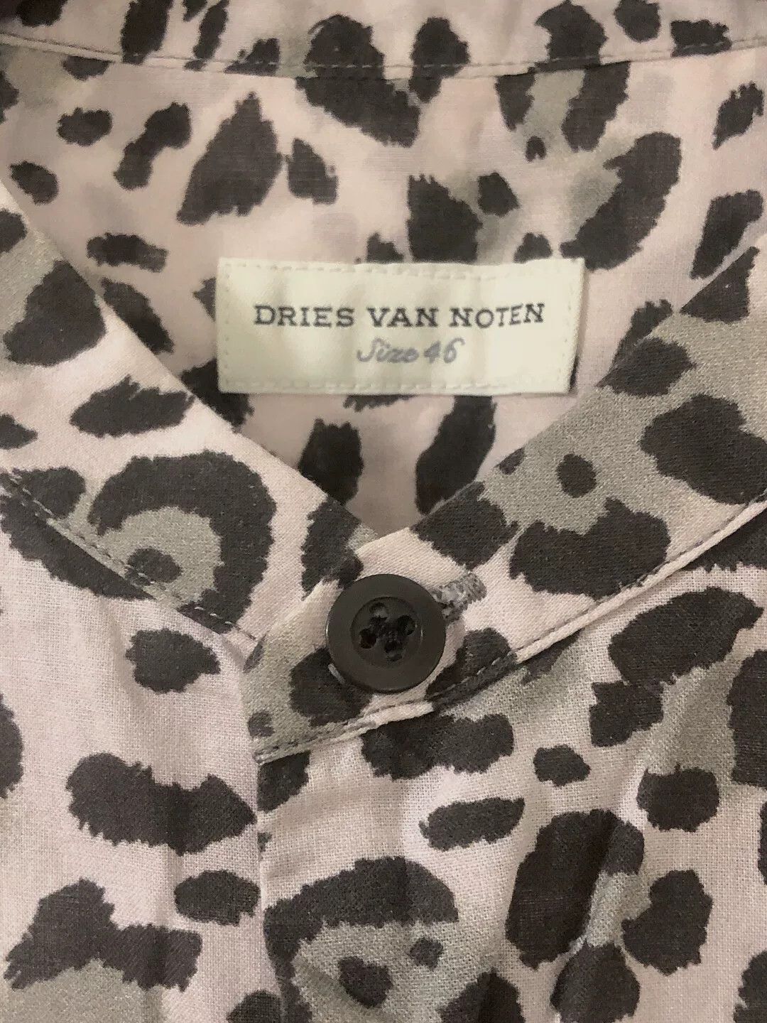 Dries Van Noten Dries Van Noten 16ss Leopard Print Shirt Size US S / EU 44-46 / 1 - 7 Thumbnail