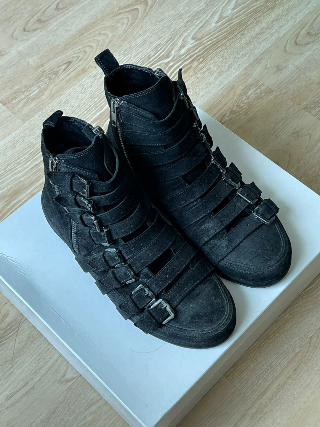Ann Demeulemeester Ann Demeulemeester Buckle Smoking Boots Size US 8 / EU 41 - 4 Thumbnail