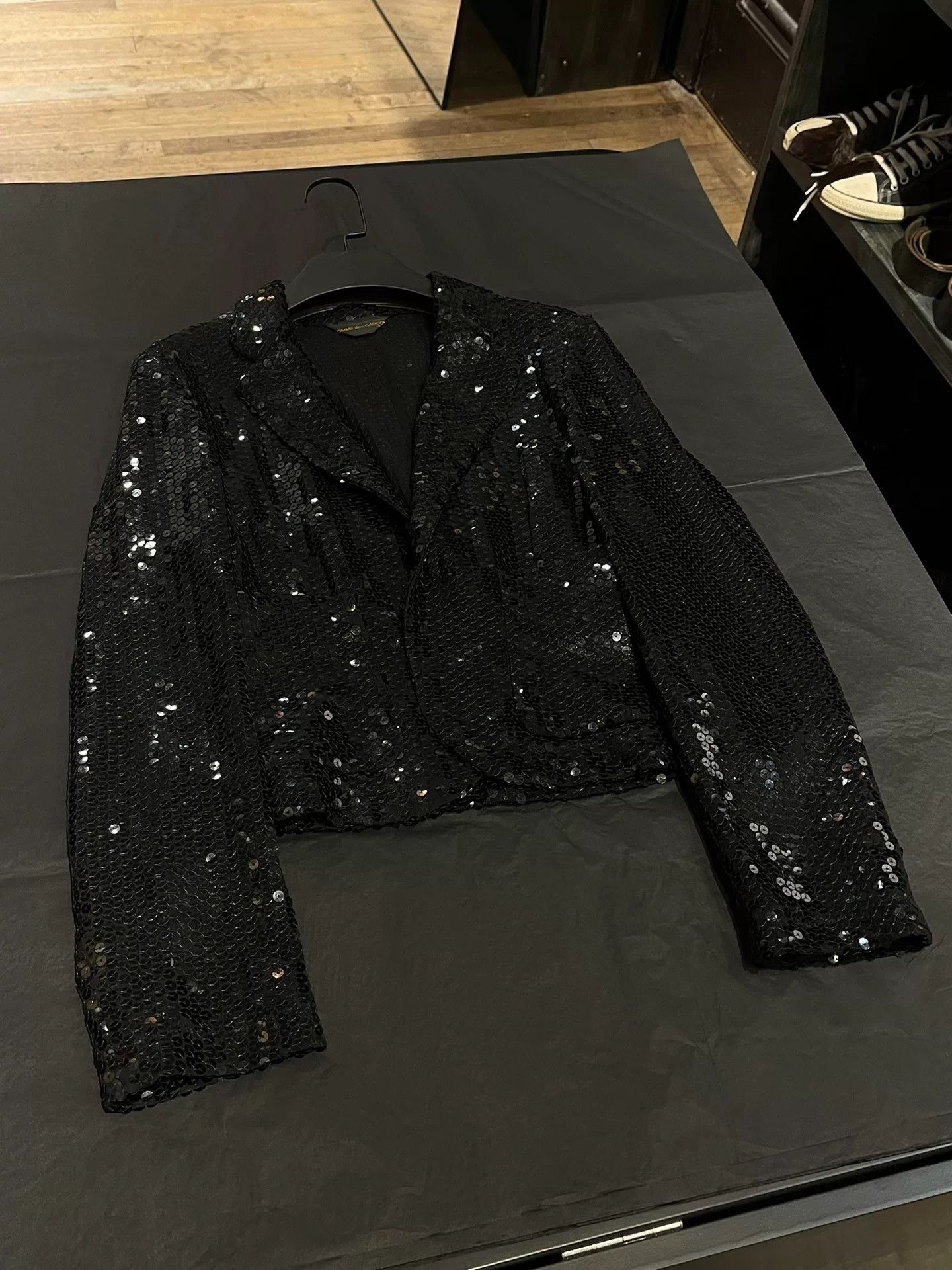 Comme des Garcons COMME des GARÇONS Main Line Sequin Blazer Size US M / EU 48-50 / 2 - 2 Thumbnail
