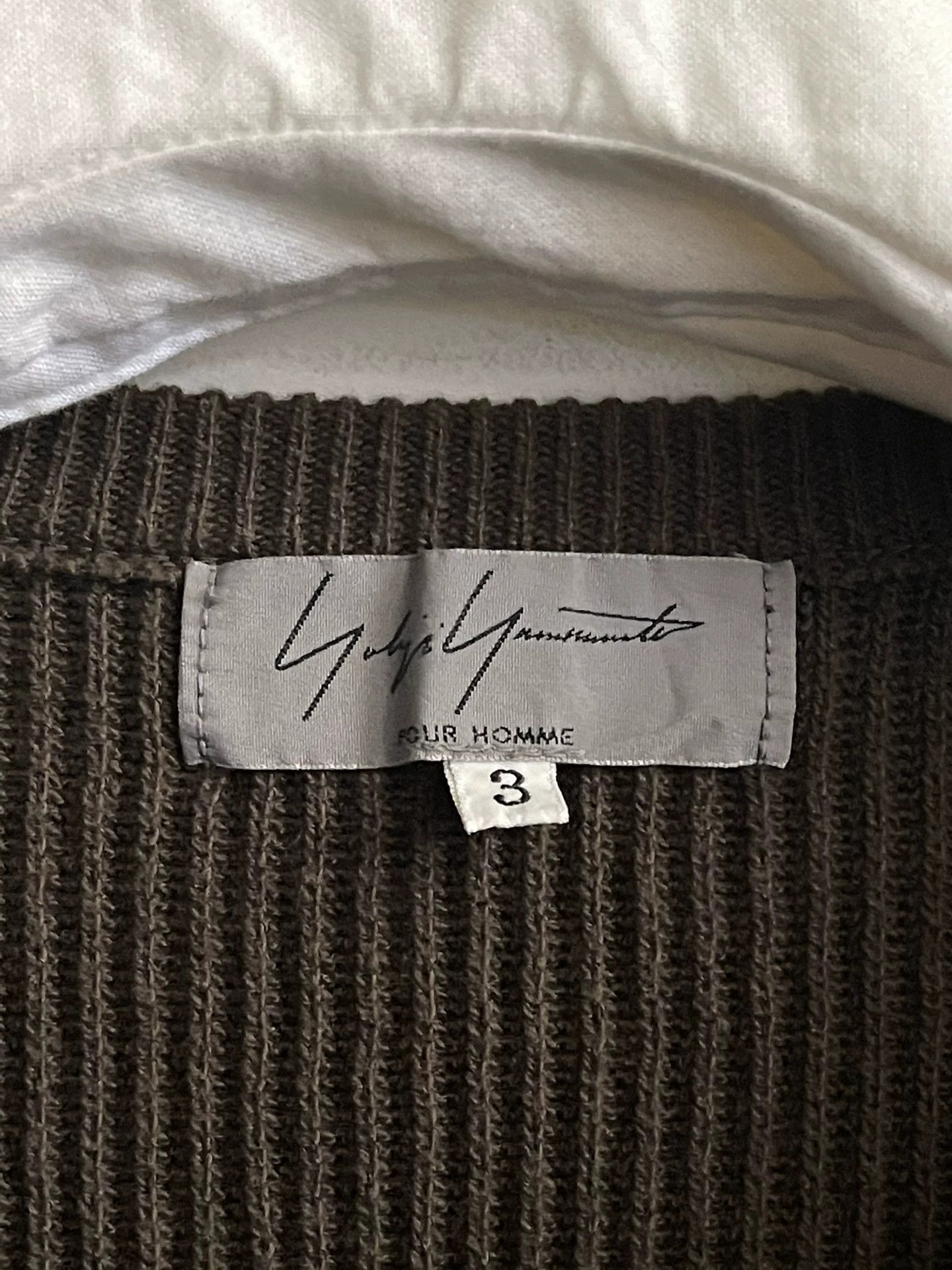 Yohji Yamamoto Yohji Yamamoto Button Shoulder Sweater Size US L / EU 52-54 / 3 - 4 Thumbnail