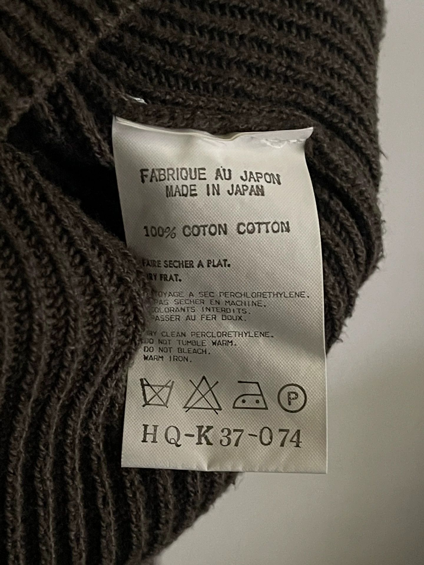 Yohji Yamamoto Yohji Yamamoto Button Shoulder Sweater Size US L / EU 52-54 / 3 - 5 Thumbnail