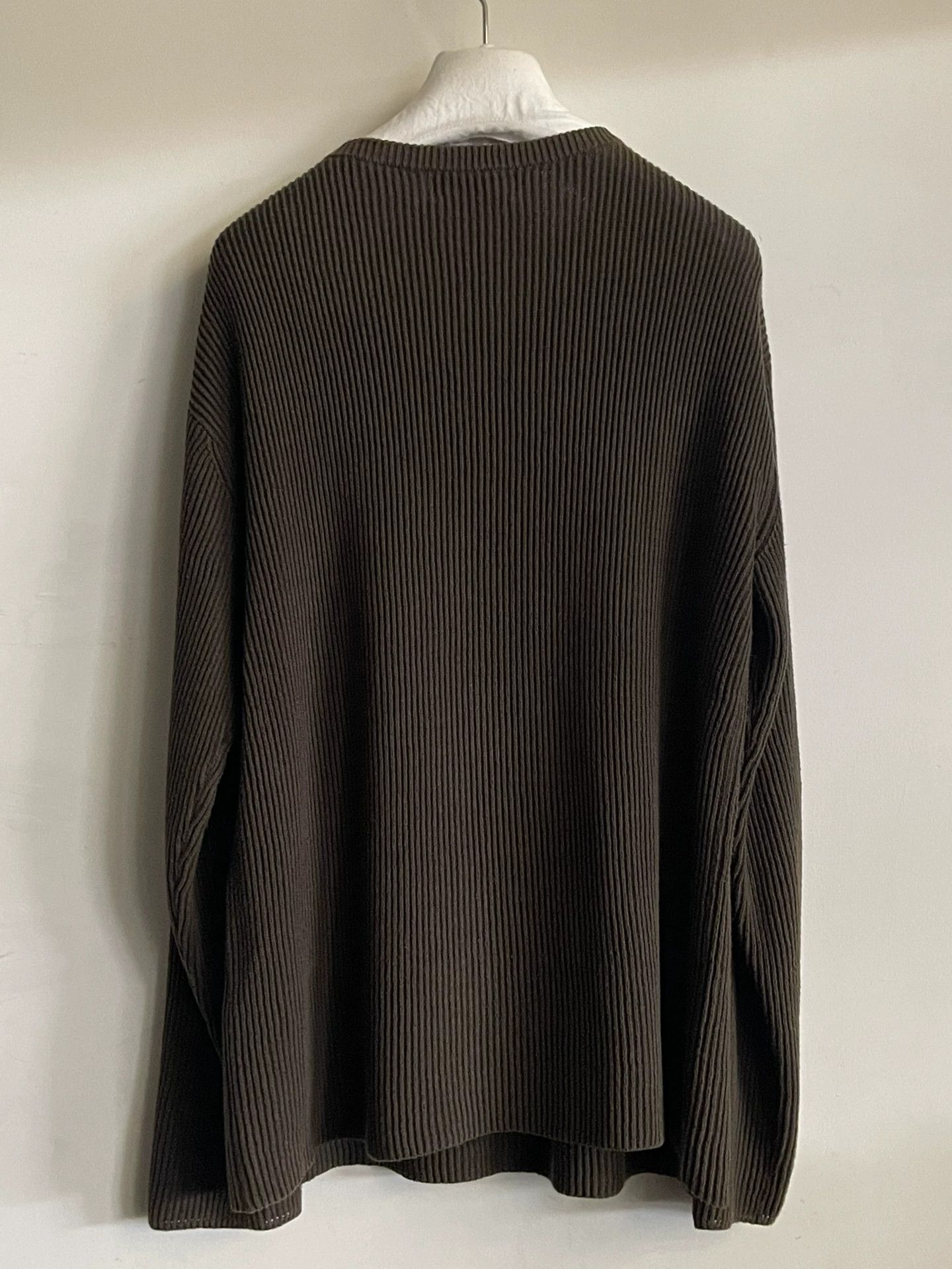 Yohji Yamamoto Yohji Yamamoto Button Shoulder Sweater Size US L / EU 52-54 / 3 - 3 Thumbnail