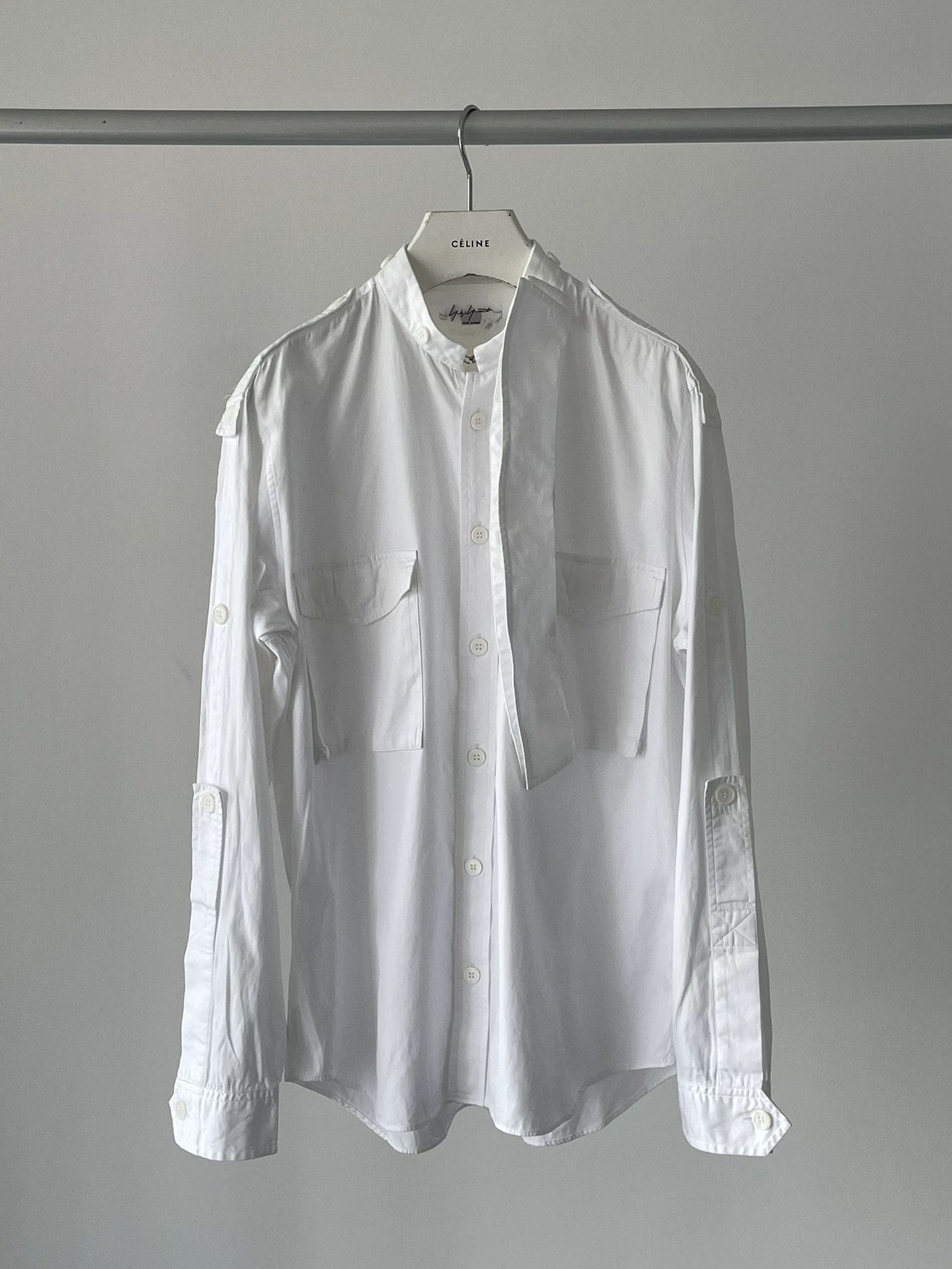 Yohji Yamamoto Yohji Yamamoto Military Shirt Jacket Size US XL / EU 56 / 4 - 2 Thumbnail
