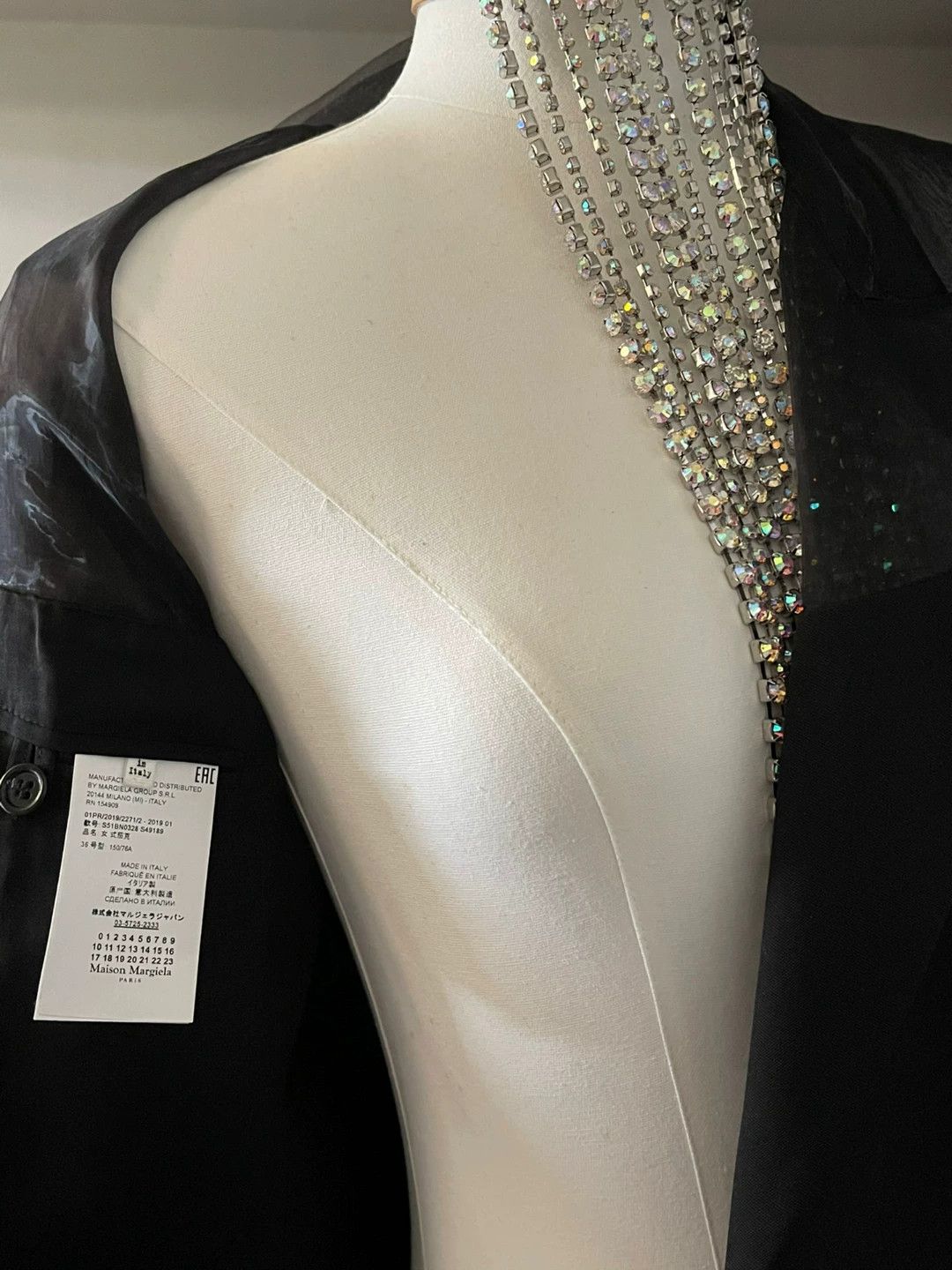 Maison Margiela Maison Margiela Deconstructed Mesh Blazer Size XS / US 0-2 / IT 36-38 - 6 Thumbnail