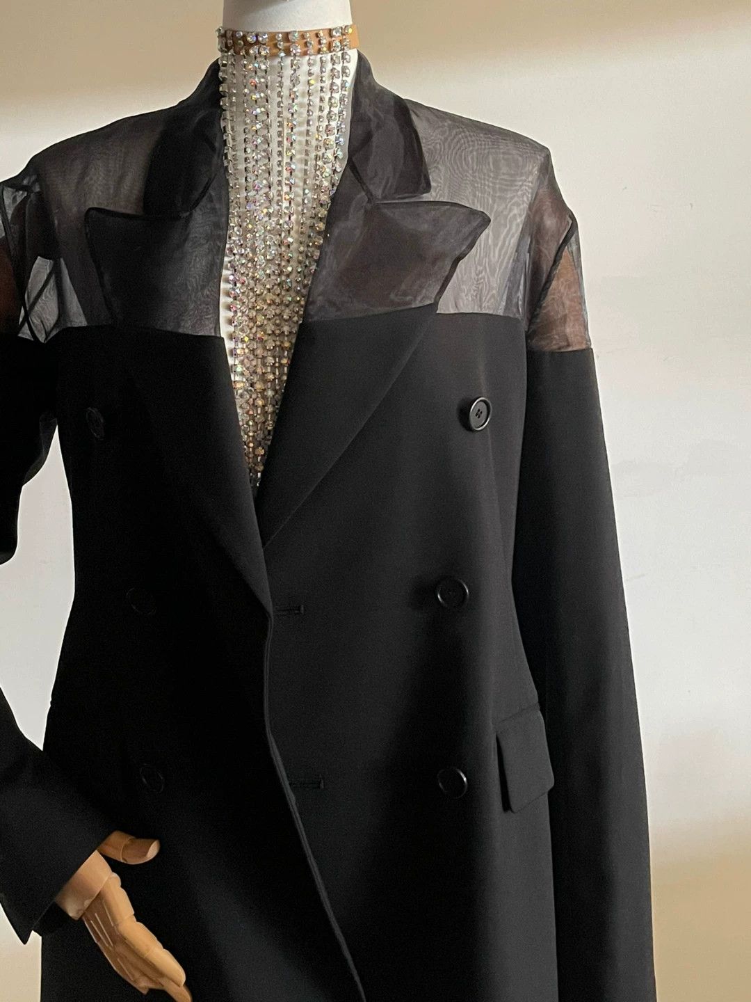 Maison Margiela Maison Margiela Deconstructed Mesh Blazer Size XS / US 0-2 / IT 36-38 - 4 Thumbnail