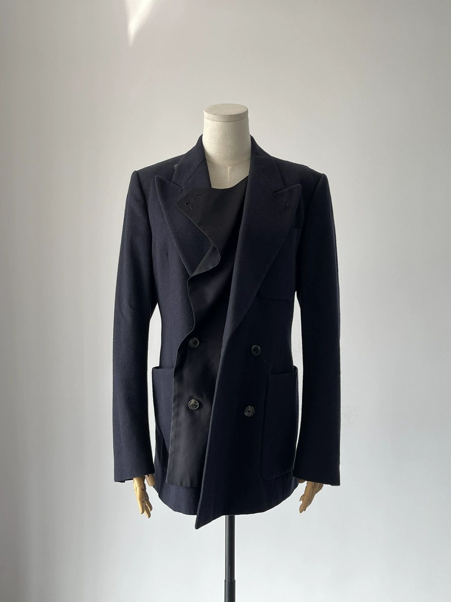 Dries Van Noten Dries Van Noten Double-Breasted Peak Lapel Blazer Size US M / EU 48-50 / 2 - 2 Thumbnail