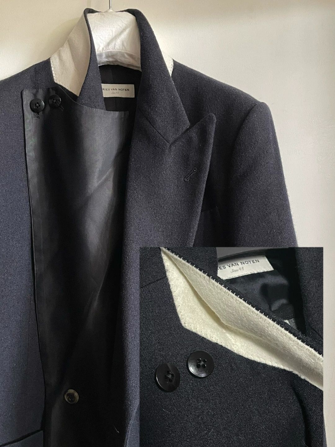 Dries Van Noten Dries Van Noten Double-Breasted Peak Lapel Blazer Size US M / EU 48-50 / 2 - 6 Thumbnail