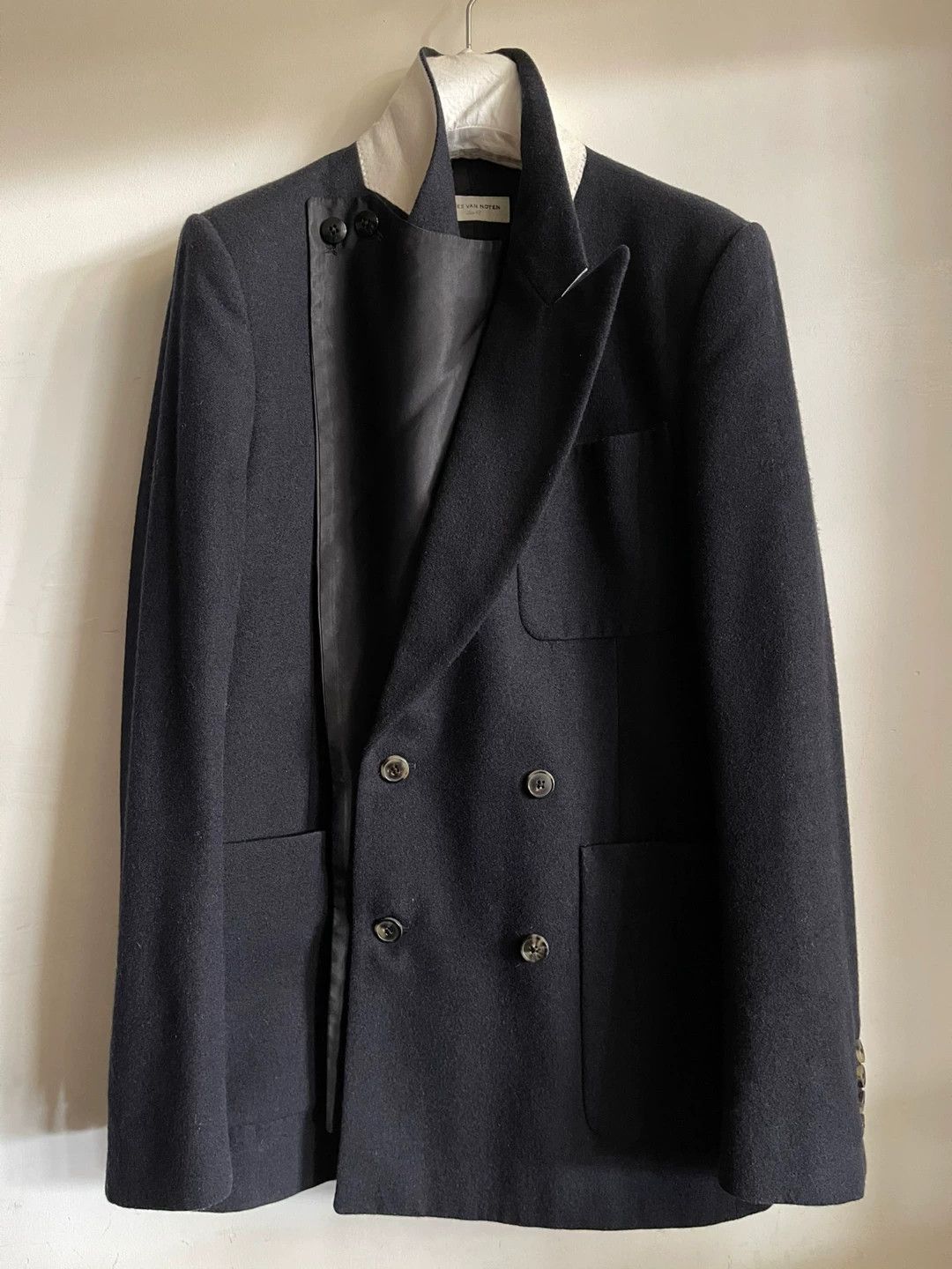 Dries Van Noten Dries Van Noten Double-Breasted Peak Lapel Blazer Size US M / EU 48-50 / 2 - 8 Thumbnail