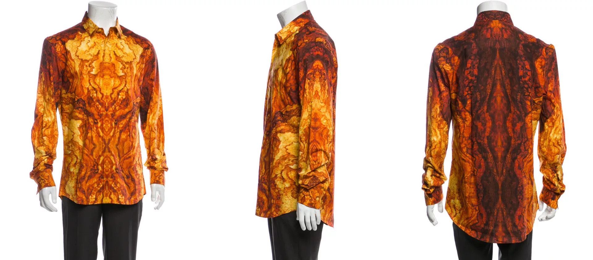 Alexander McQueen Alexander McQueen Printed Shirt Size US S / EU 44-46 / 1 - 6 Thumbnail