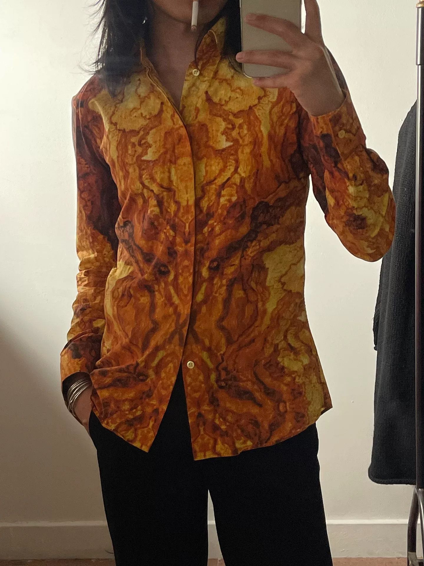 Alexander McQueen Alexander McQueen Printed Shirt Size US S / EU 44-46 / 1 - 5 Thumbnail