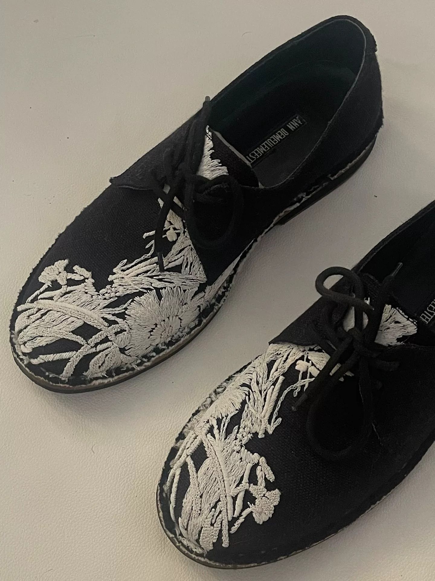 Ann Demeulemeester Ann Demeulemeester 14SS Floral Leather Shoes Size US 8 / EU 41 - 6 Thumbnail