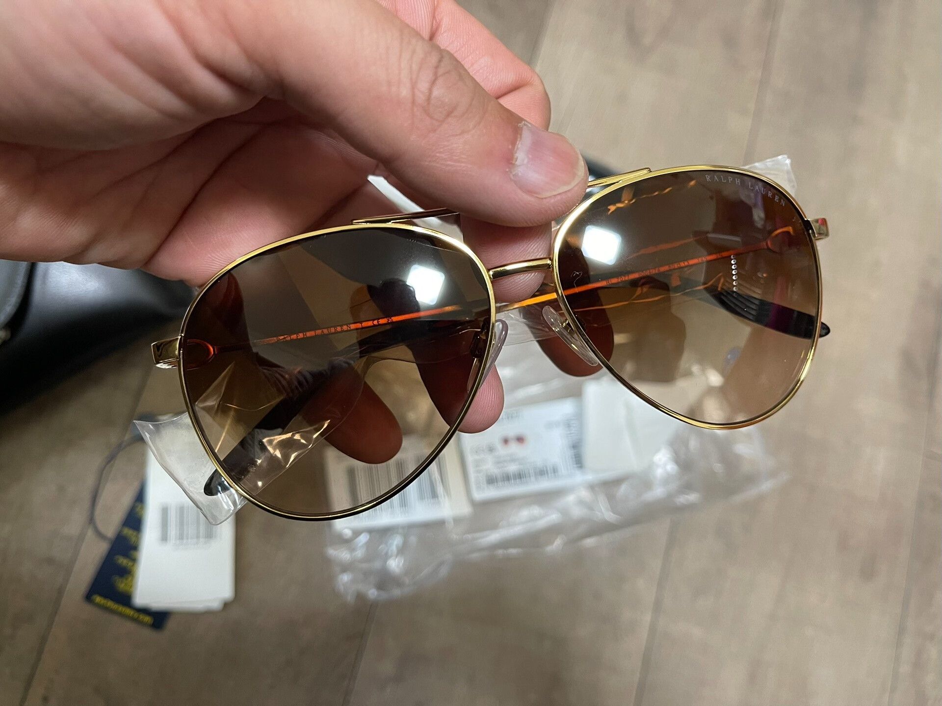 Ralph Lauren Purple Label Ralph Lauren Aviator Sunglasses Size ONE SIZE - 3 Thumbnail