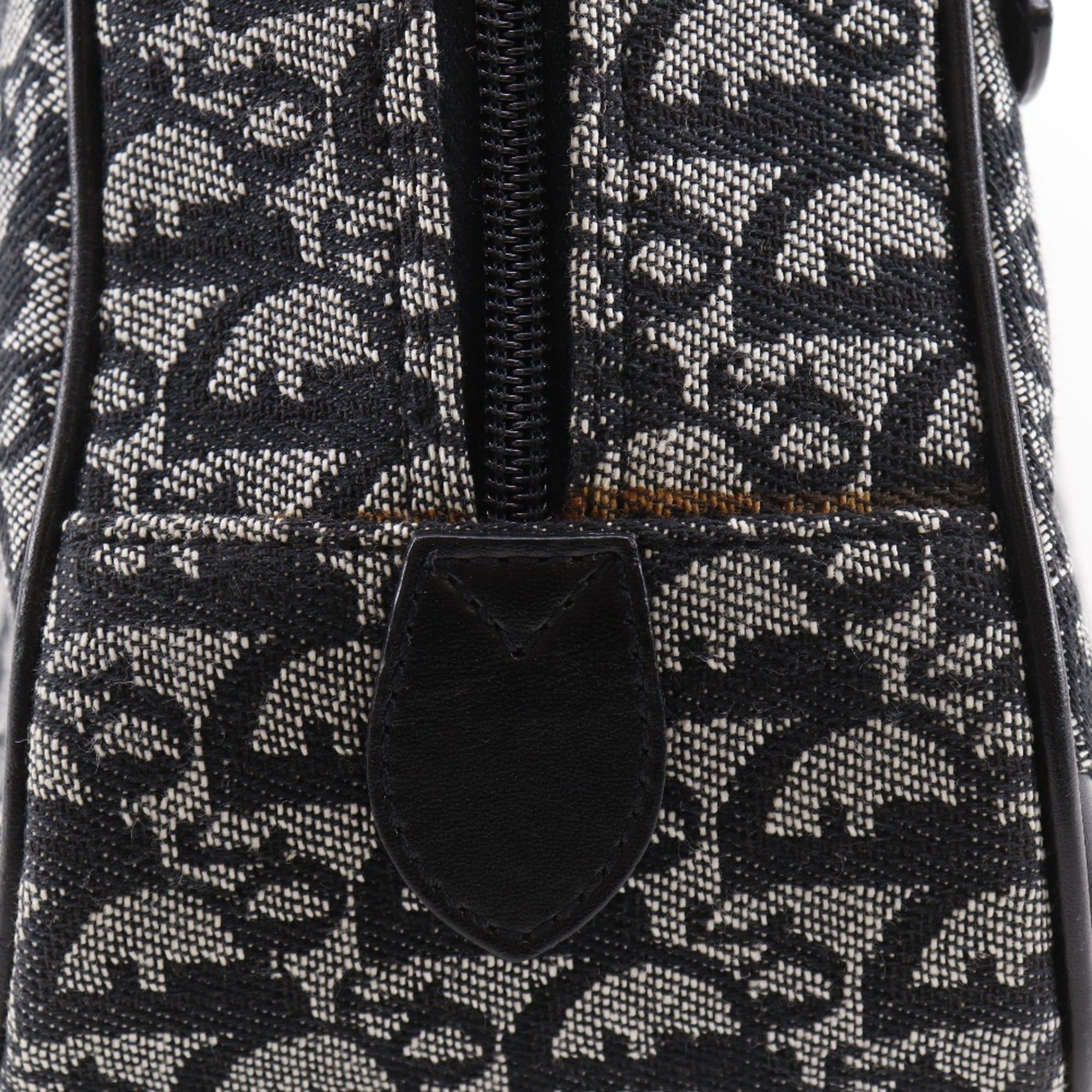 Dior Christian Dior Double Saddle Bag, Trotter Canvas, Navy Blue, A5, Zipper, Women's Size ONE SIZE - 11 Thumbnail