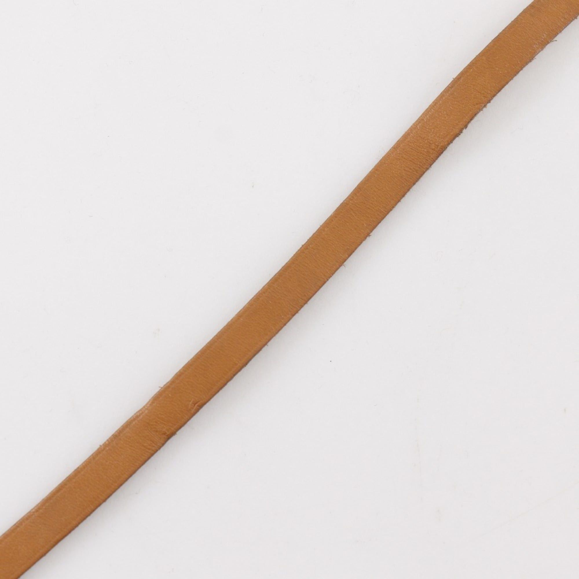 Hermes Hermes Hermès Api 3 Bracelet/Choker, Brown Leather with Silver Hardware, Approx. 11g, Unisex Size ONE SIZE - 4 Thumbnail