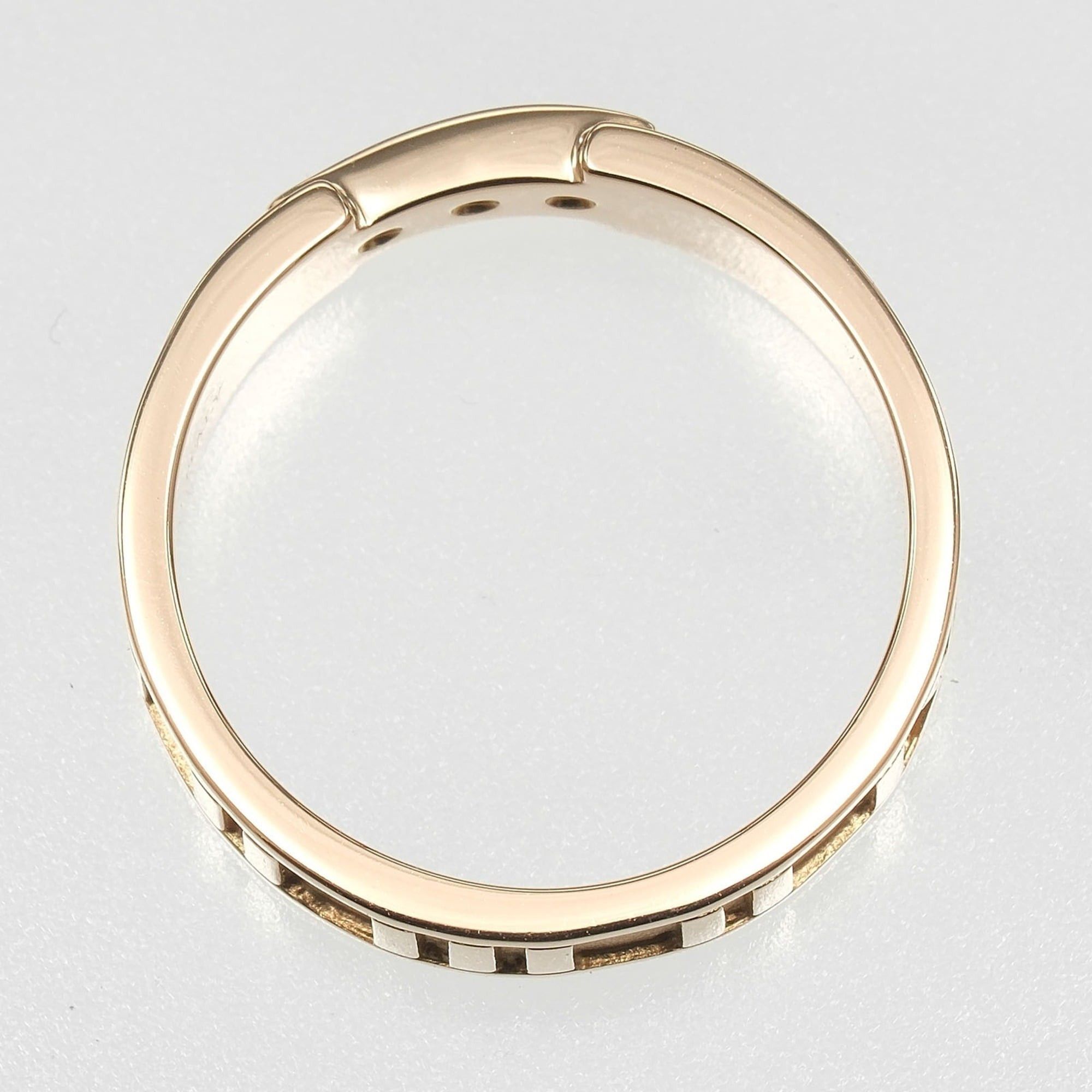 Tiffany & Co. Tiffany & Co. Atlas ring, size 14, 18K pink gold with diamonds, approximately 5.27g. Size ONE SIZE - 6 Thumbnail