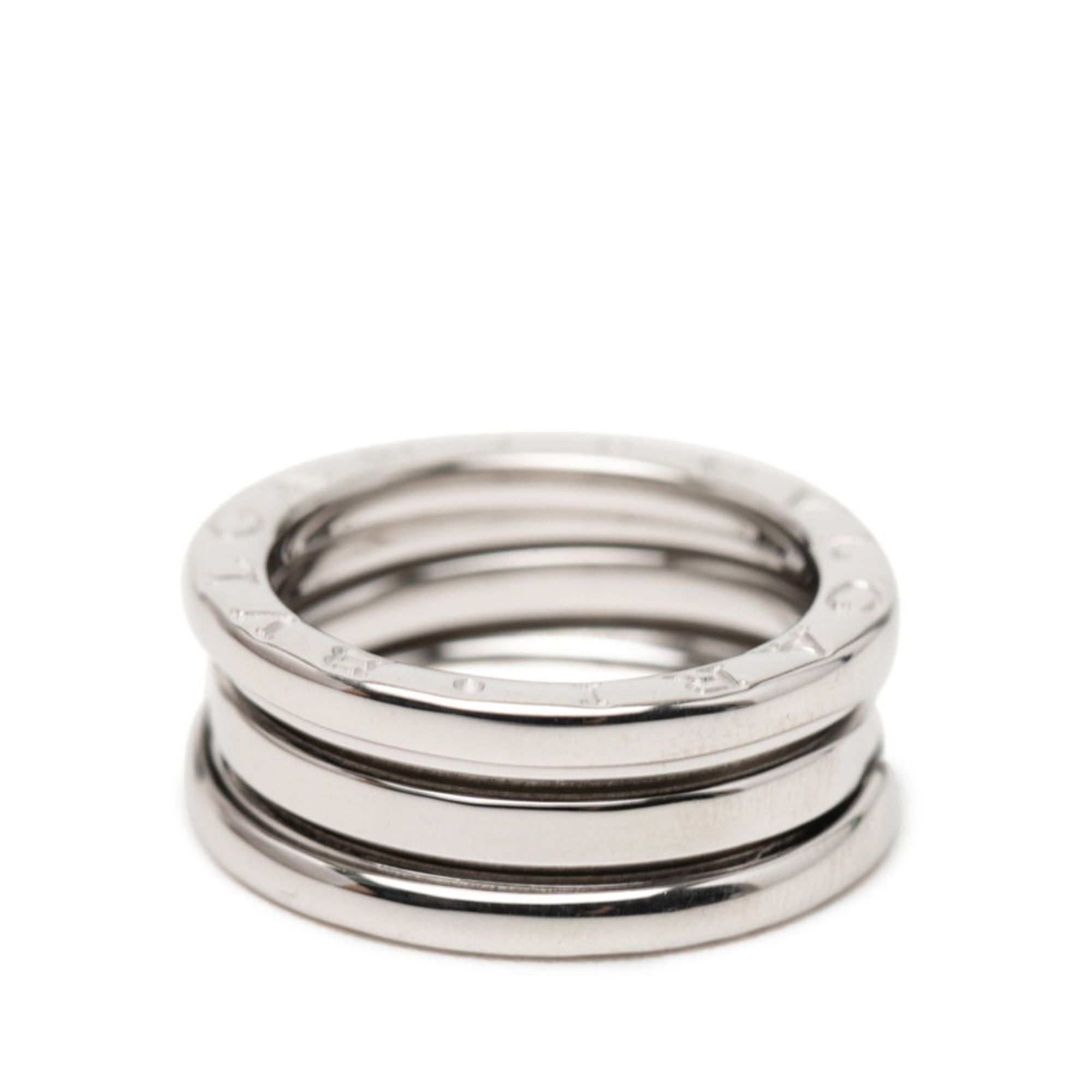 Bvlgari BVLGARI 18KWG White Gold Bzero1 Two-Band Ring for Women Size ONE SIZE - 3 Thumbnail