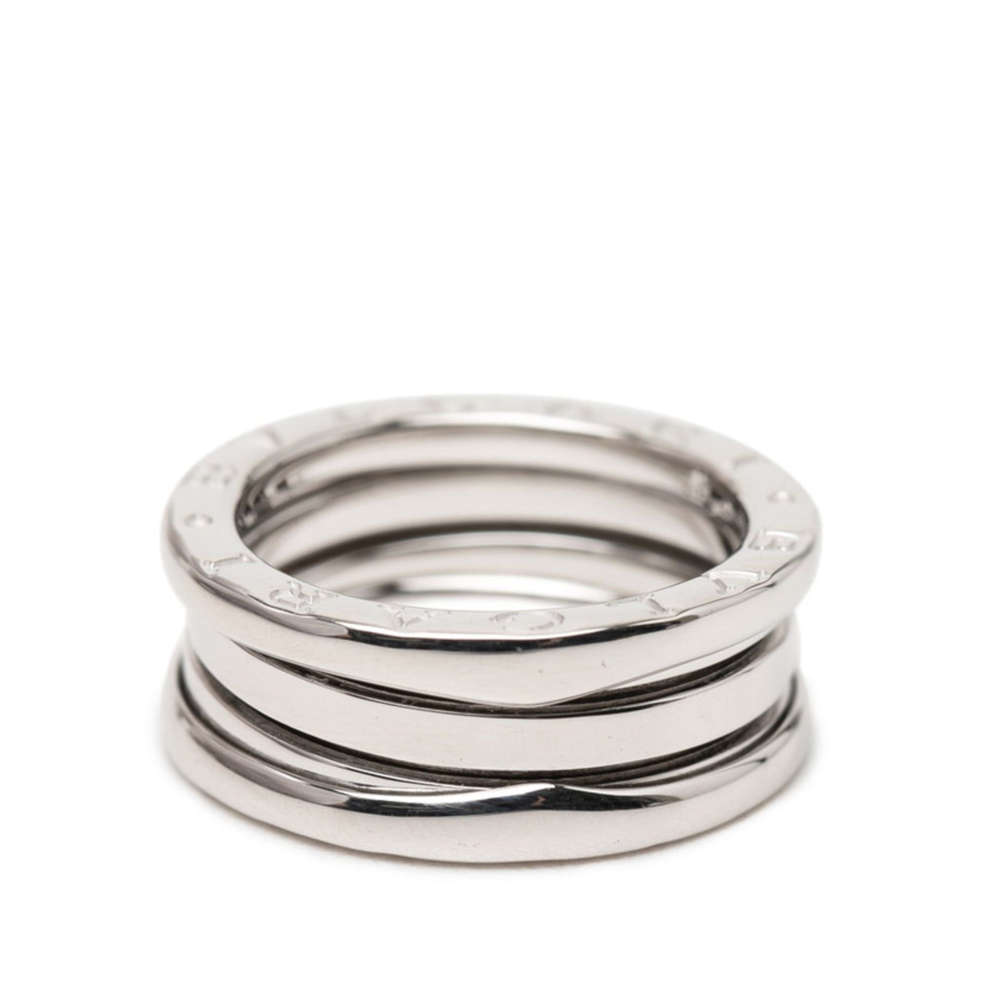 Bvlgari BVLGARI 18KWG White Gold Bzero1 Two-Band Ring for Women Size ONE SIZE - 2 Thumbnail