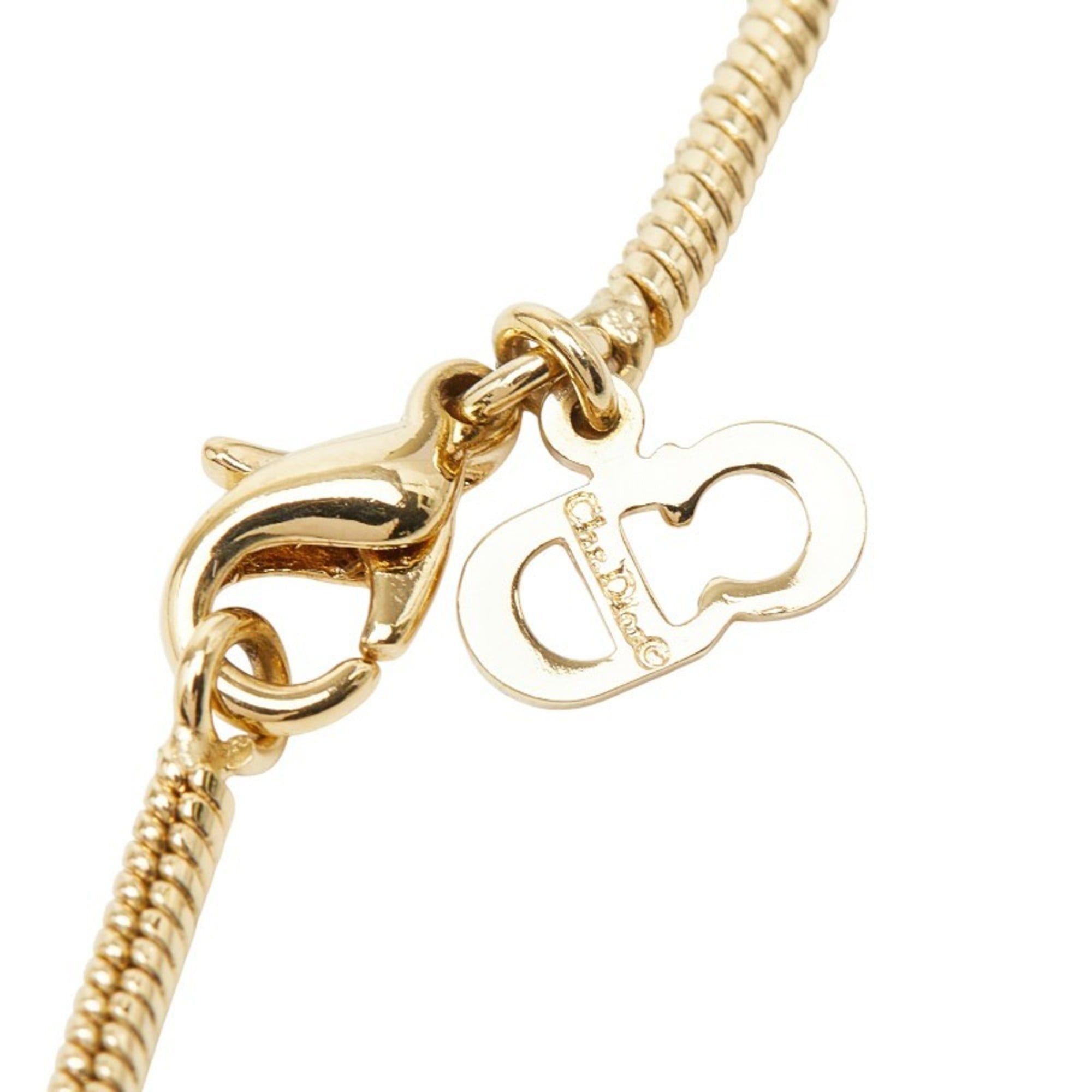Dior Christian Dior Dior Logo Circle Necklace and Choker Set in Gold Black Plated for Women Size ONE SIZE - 5 Thumbnail