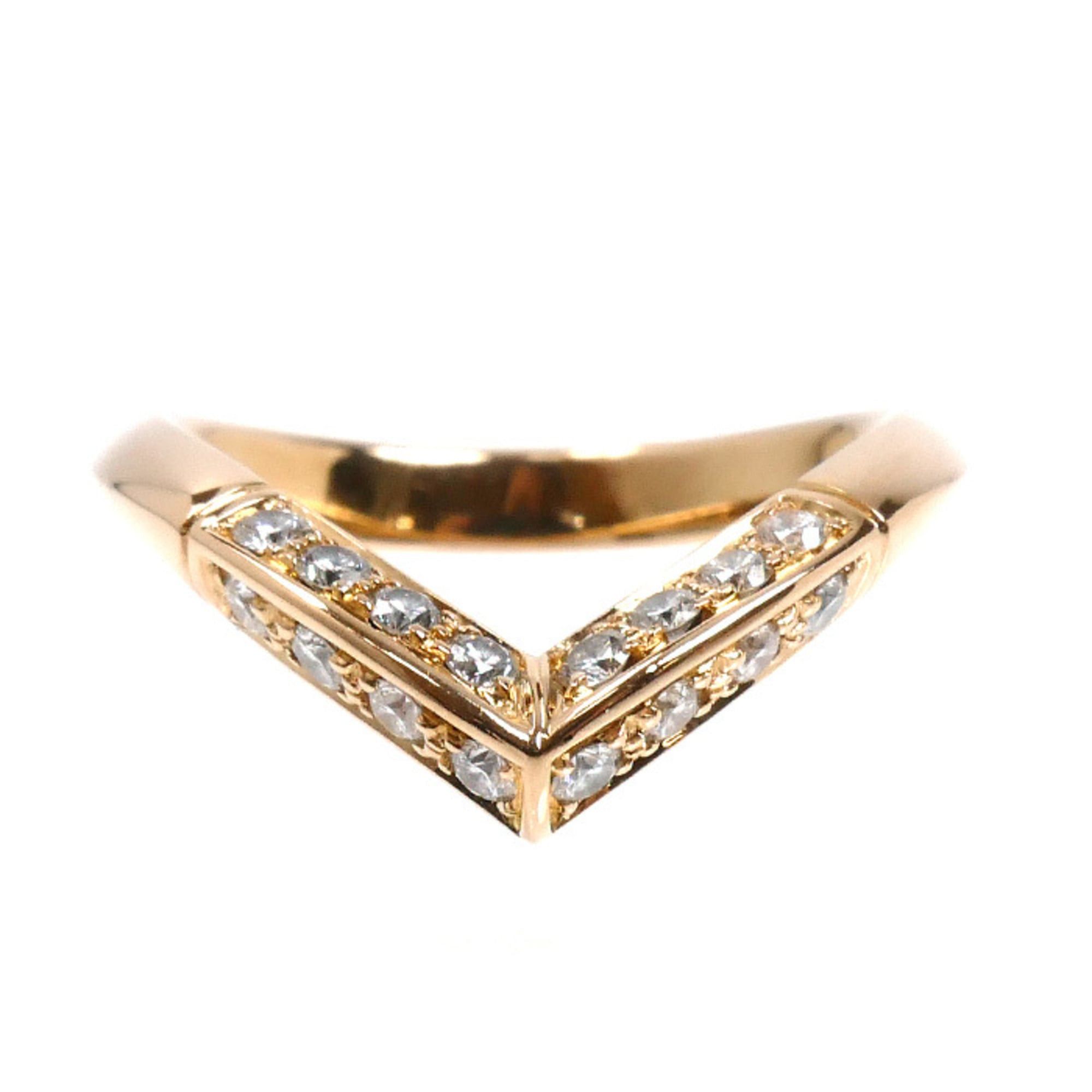 Louis Vuitton LOUIS VUITTON 18KPG Pink Gold Ring Q9Y46C with Diamonds, 49g, 3.4g, Women's Size ONE SIZE - 3 Thumbnail