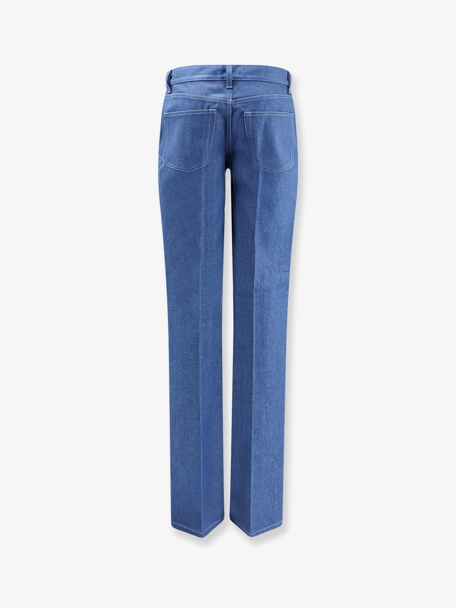 Gucci Gucci Cotton jeans with iconic frontal Horsebits Tag Size 25 Women - USA Tariffs Included Size 25" / US 0 / IT 36 - 2 Thumbnail