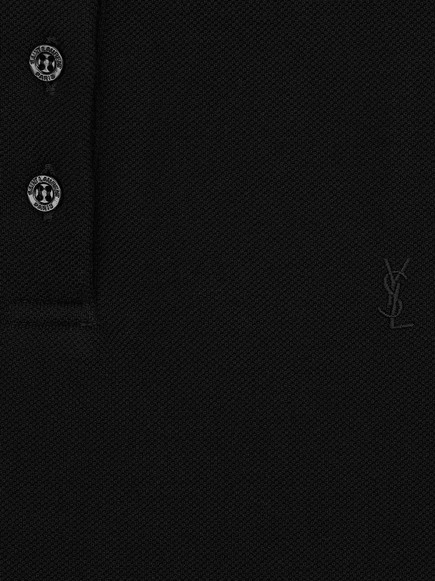 Yves Saint Laurent Saint Laurent Cassandre cotton polo shirt Tag Size M Women - USA Tariffs Included Size M / US 6-8 / IT 42-44 - 3 Thumbnail