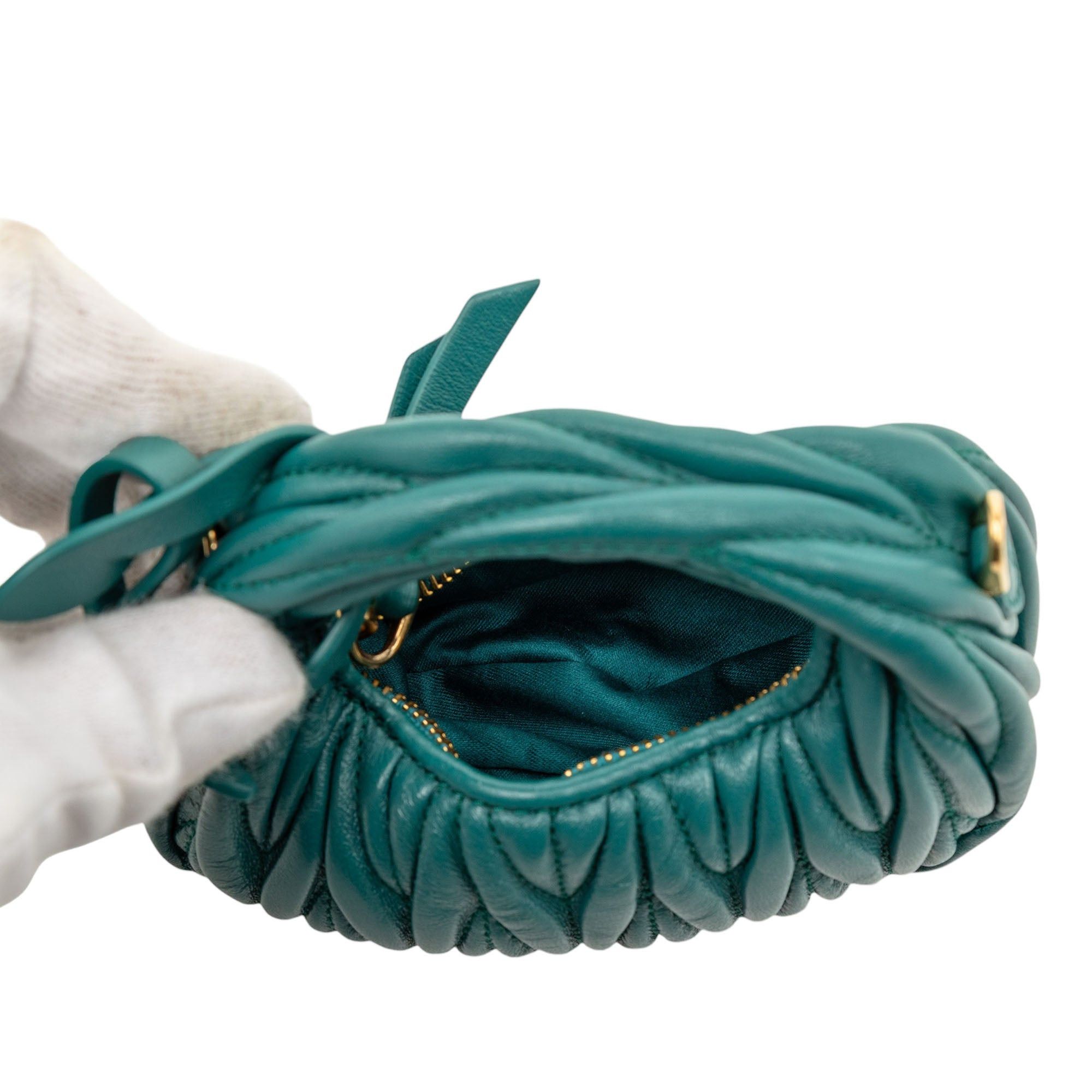 Miu Miu Micro Nappa Matelasse Wander Bag Size ONE SIZE - 4 Thumbnail