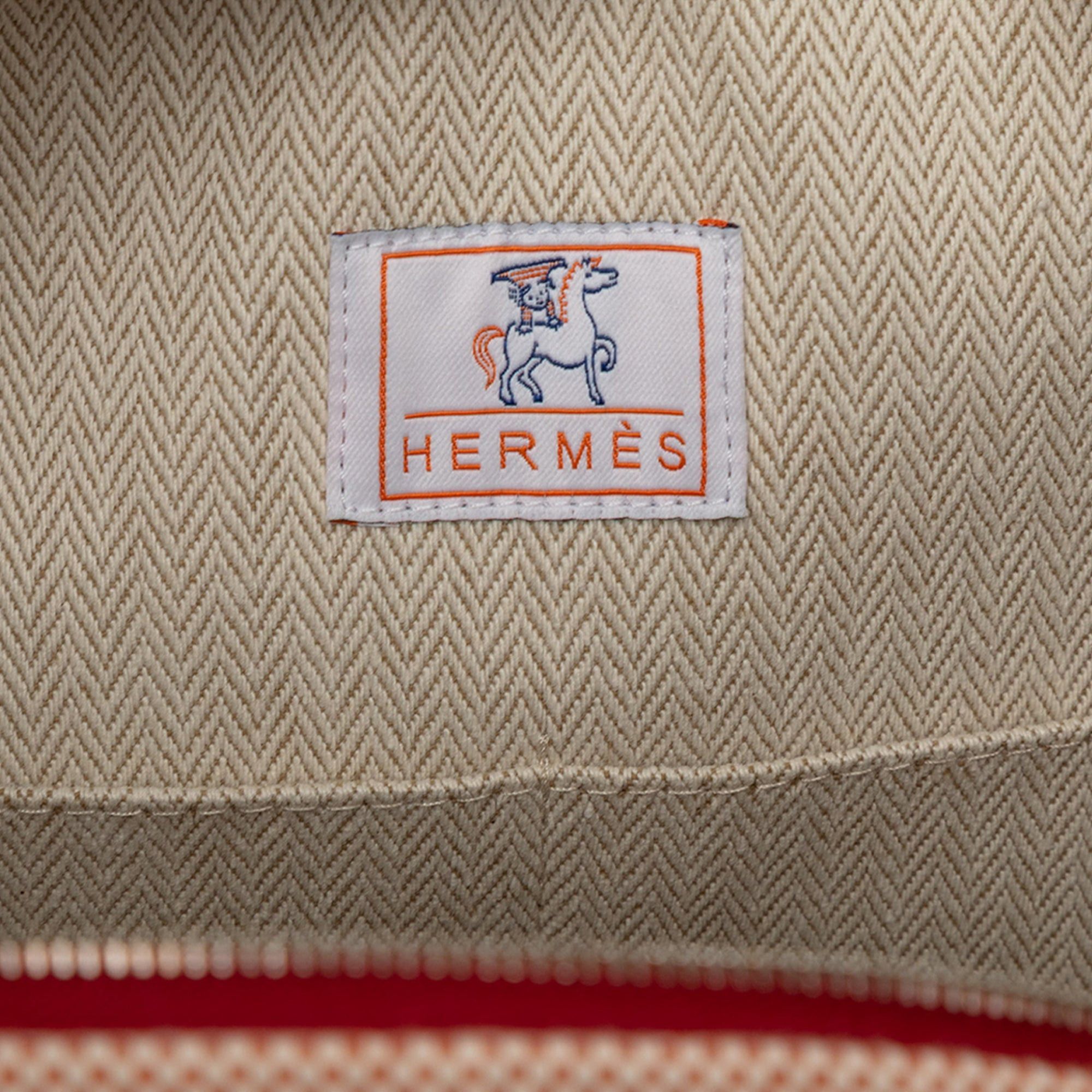 Hermes Large Canvas Bride A Brac Cabriole Case Size ONE SIZE - 5 Thumbnail