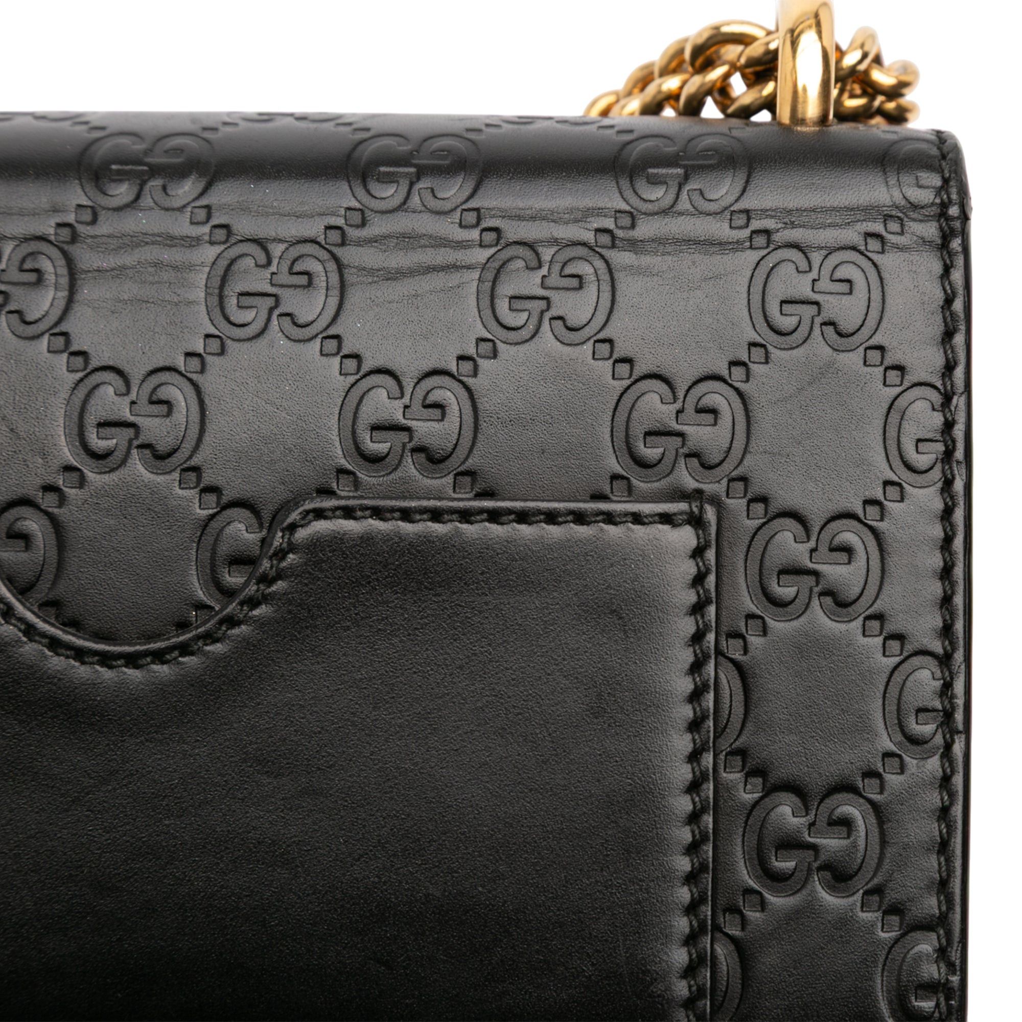 Gucci Small Guccissima Padlock Crossbody Size ONE SIZE - 8 Thumbnail