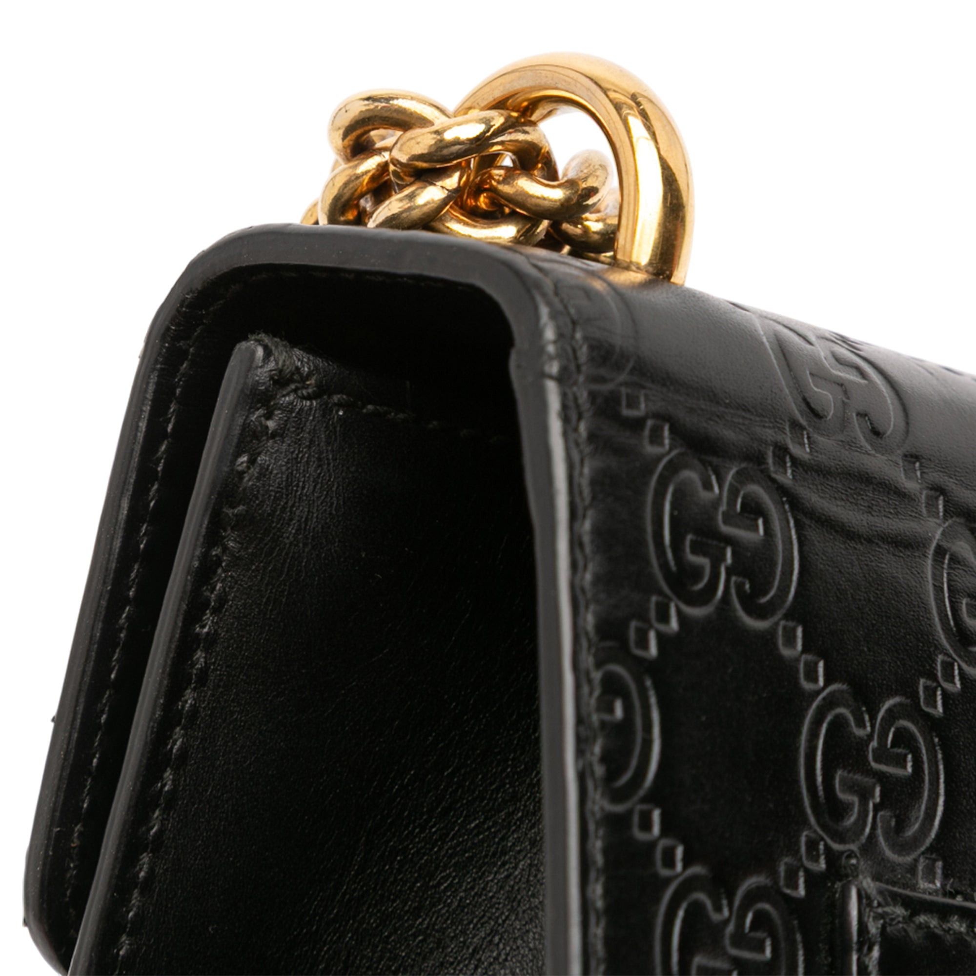 Gucci Small Guccissima Padlock Crossbody Size ONE SIZE - 9 Thumbnail