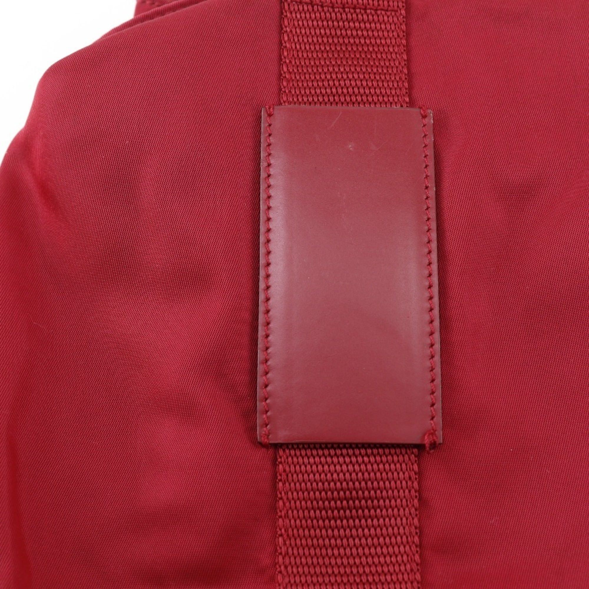 Prada Prada Tote Bag B10310 Nylon Red A4 Women's Size ONE SIZE - 16 Thumbnail