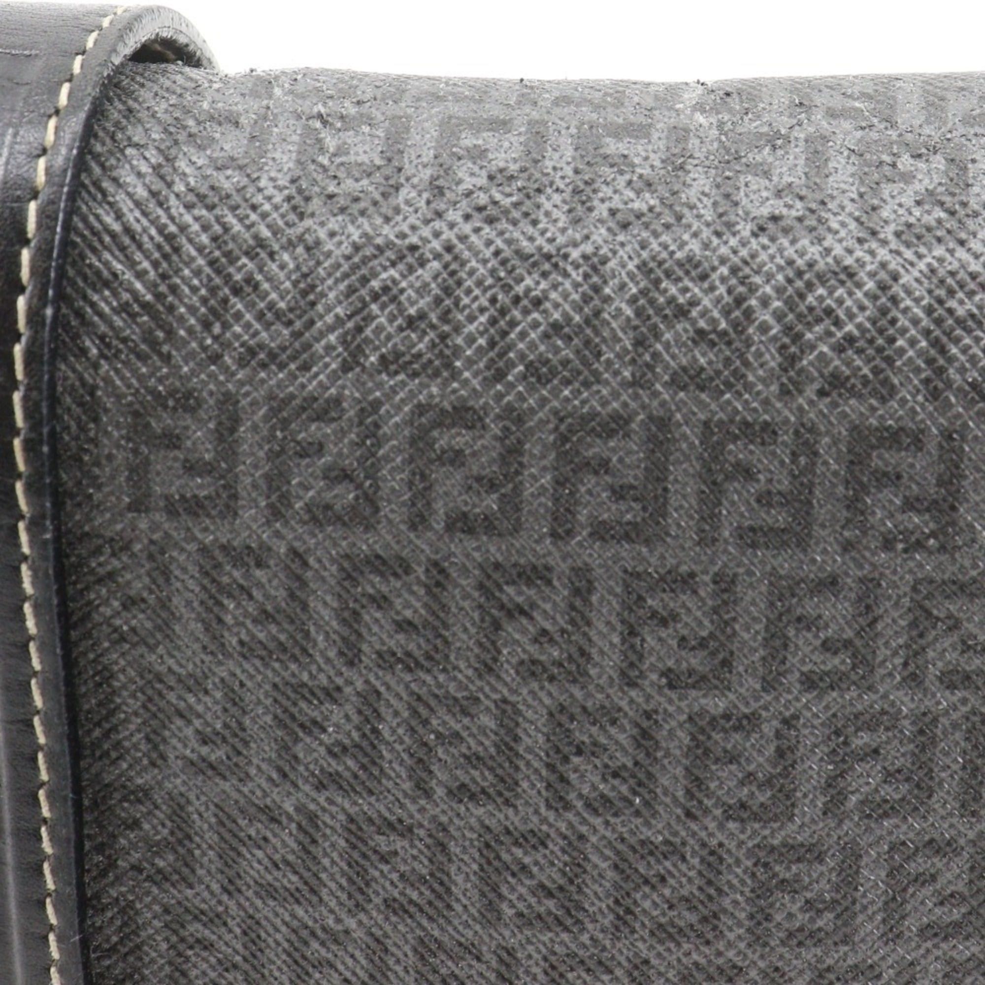 Fendi Fendi Zucchino Shoulder Bag, Pouch, Gray, PVC, Magnetic closure, Women's Size ONE SIZE - 11 Thumbnail
