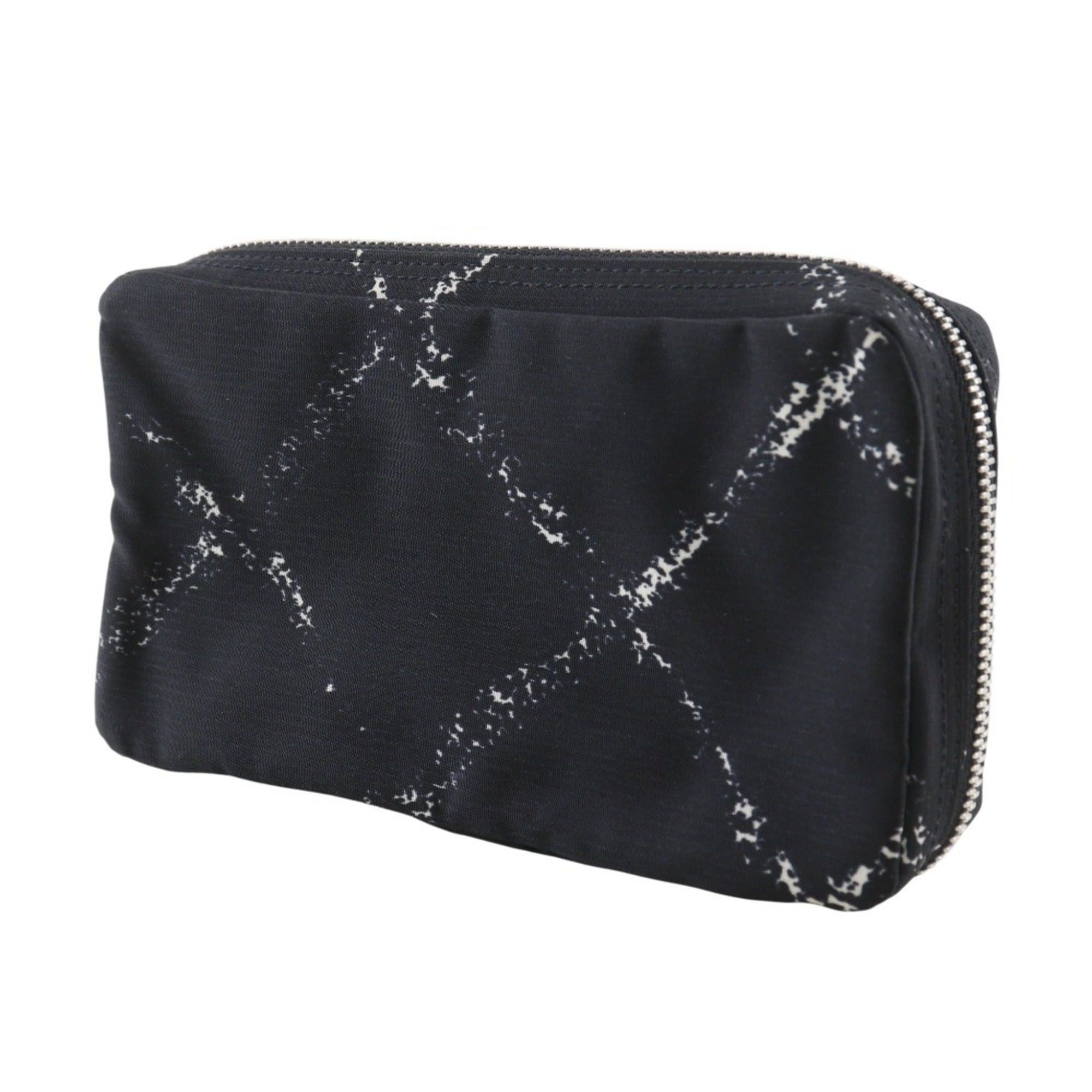 Chanel CHANEL Travel Line Pouch Jewelry Case A11824 Nylon Black Women's Size ONE SIZE - 2 Thumbnail
