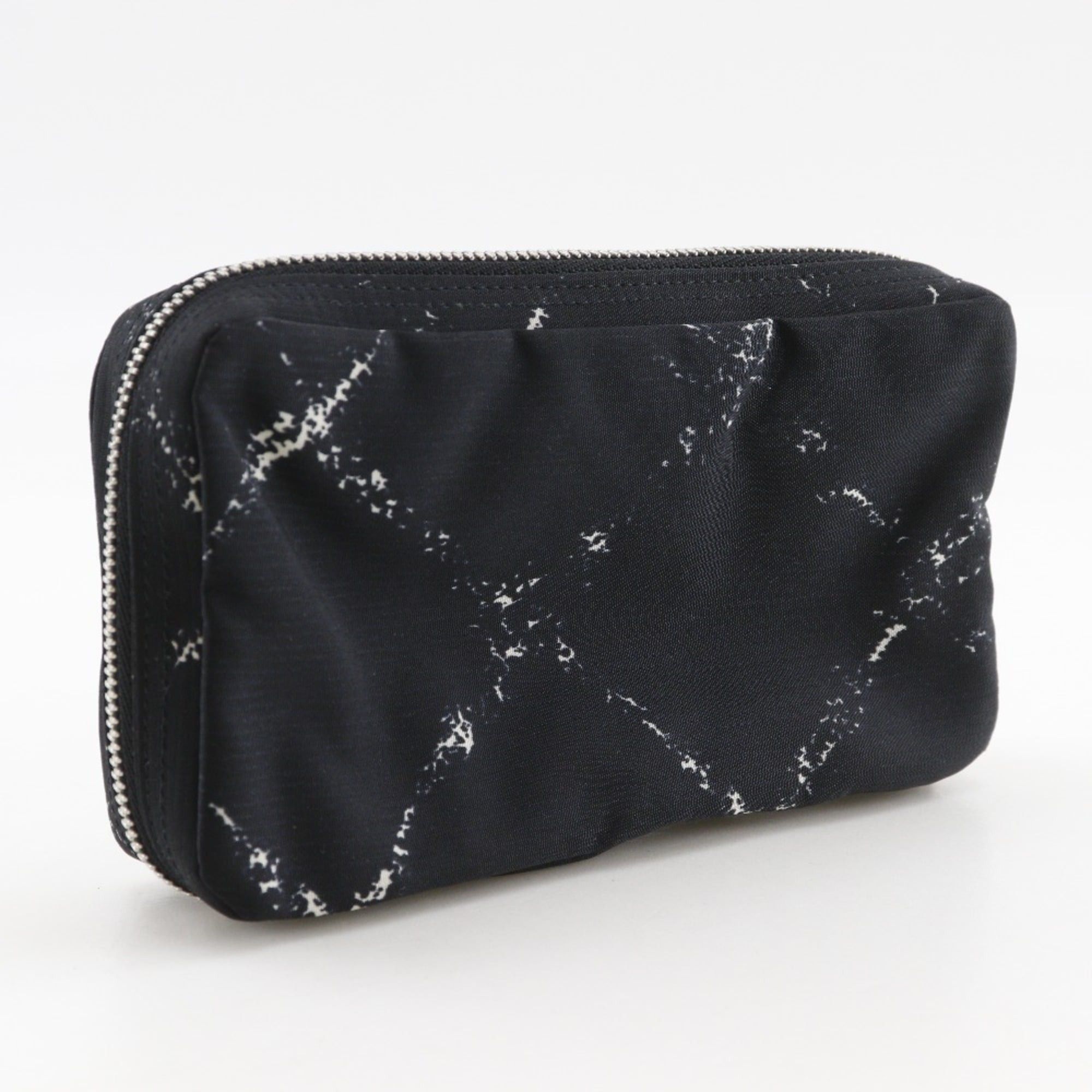 Chanel CHANEL Travel Line Pouch Jewelry Case A11824 Nylon Black Women's Size ONE SIZE - 3 Thumbnail