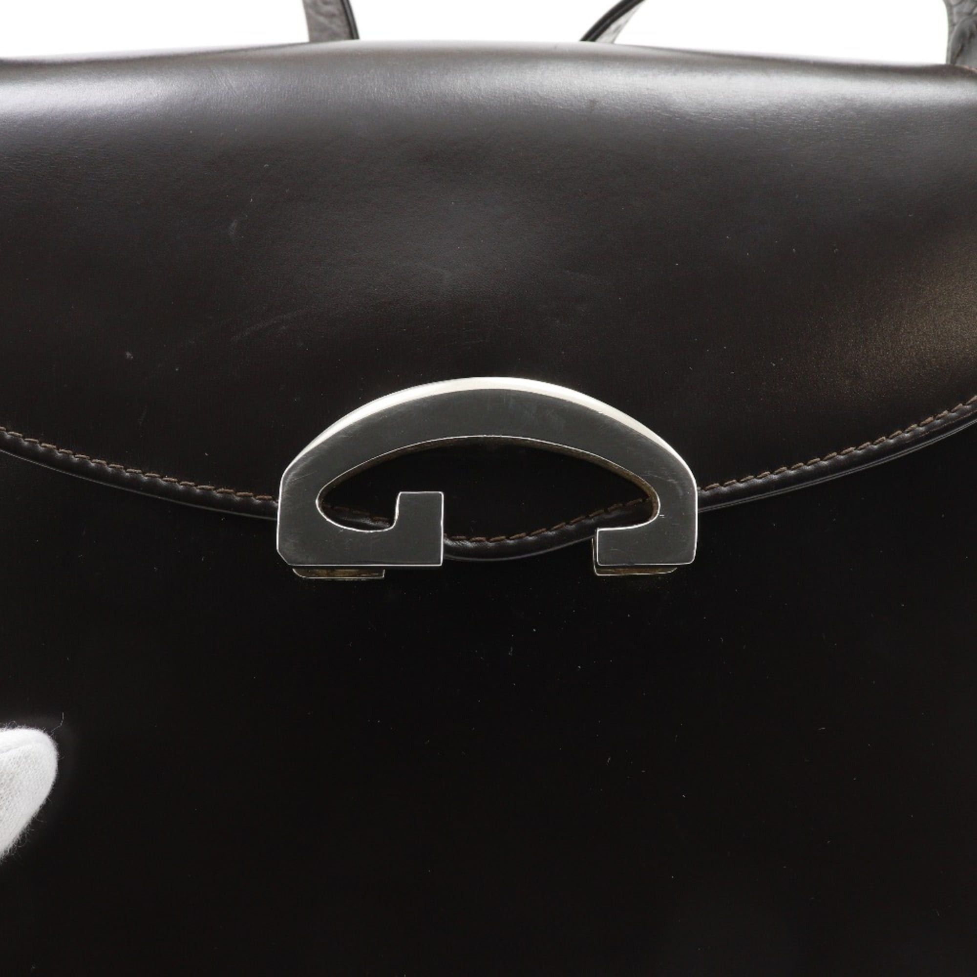 Gucci Gucci Old Shoulder Bag, Vintage Calfskin Brown, A5 Size, Flap, Gucci, Women's Size ONE SIZE - 11 Thumbnail