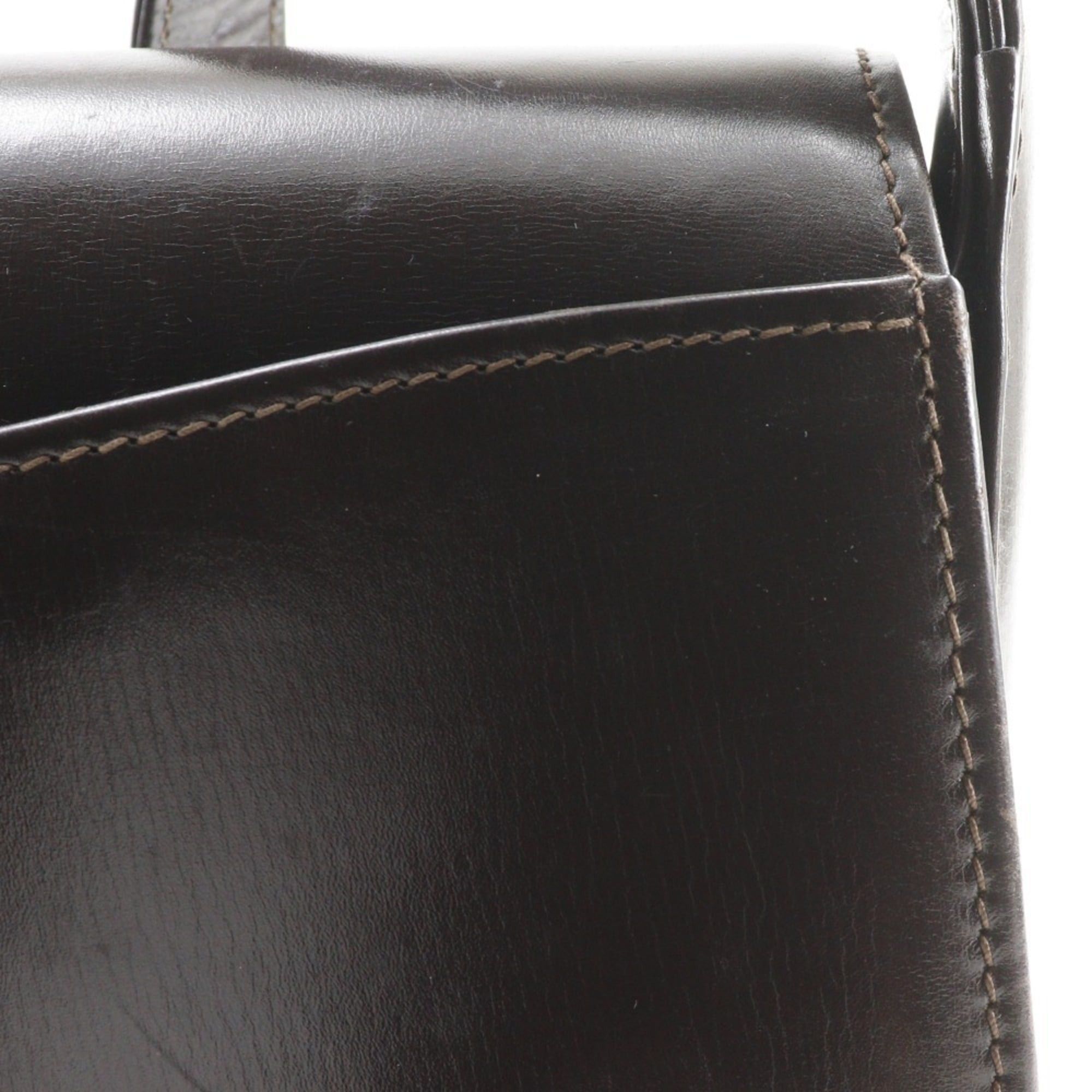 Gucci Gucci Old Shoulder Bag, Vintage Calfskin Brown, A5 Size, Flap, Gucci, Women's Size ONE SIZE - 12 Thumbnail